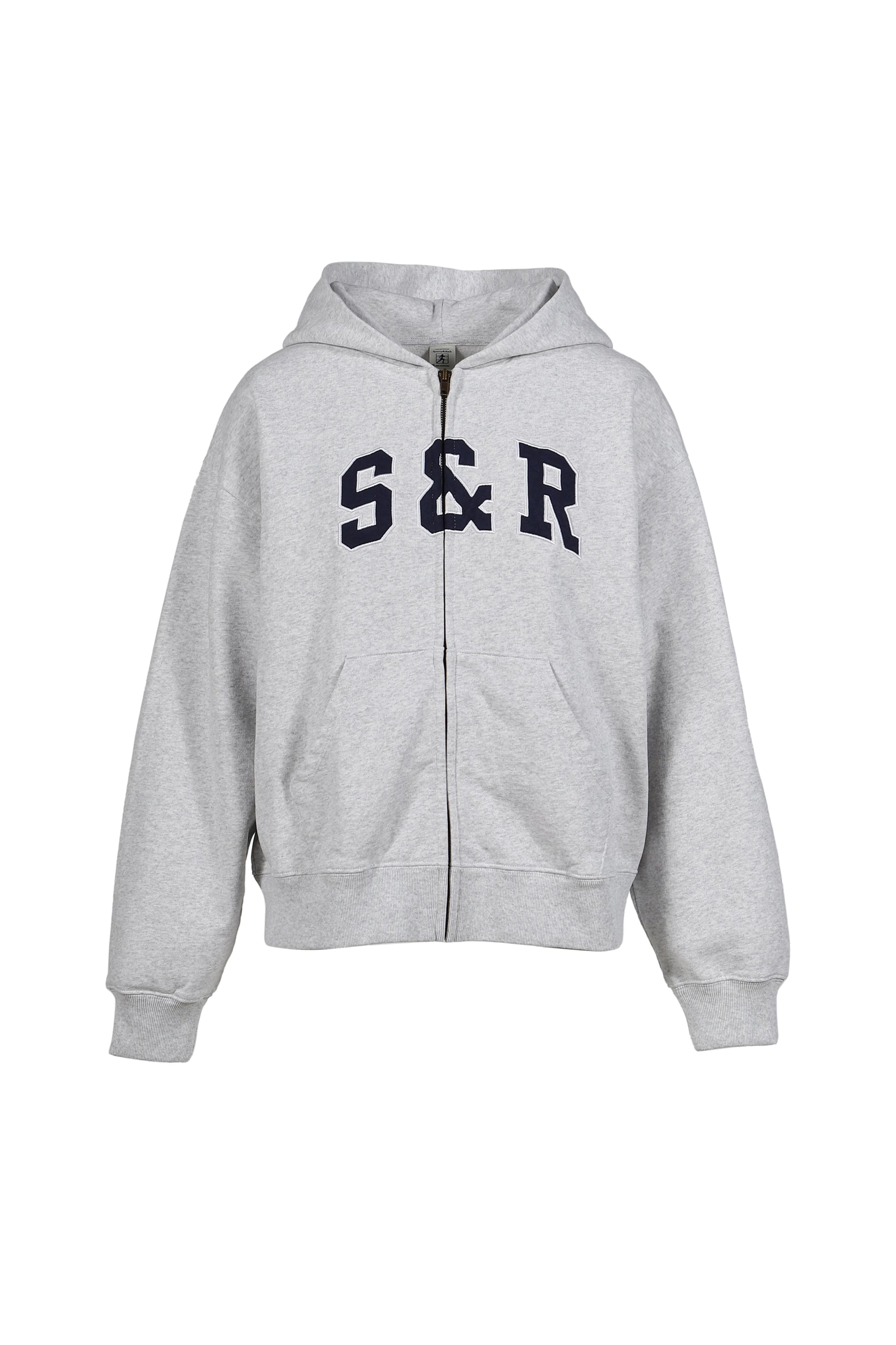 S&R IVY ZIP HOODIE / HEATHER GRY