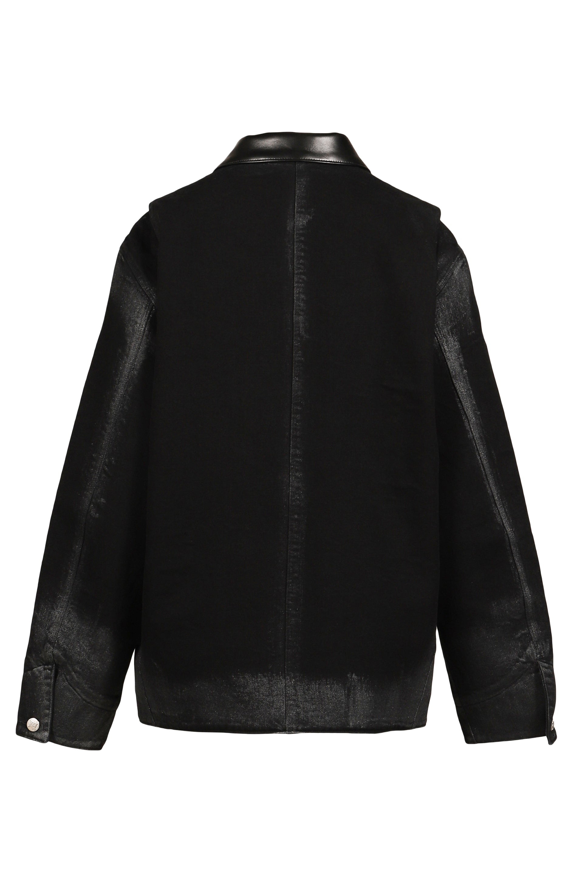 MARFA TWILL WORK JACKET / WASHED BLK