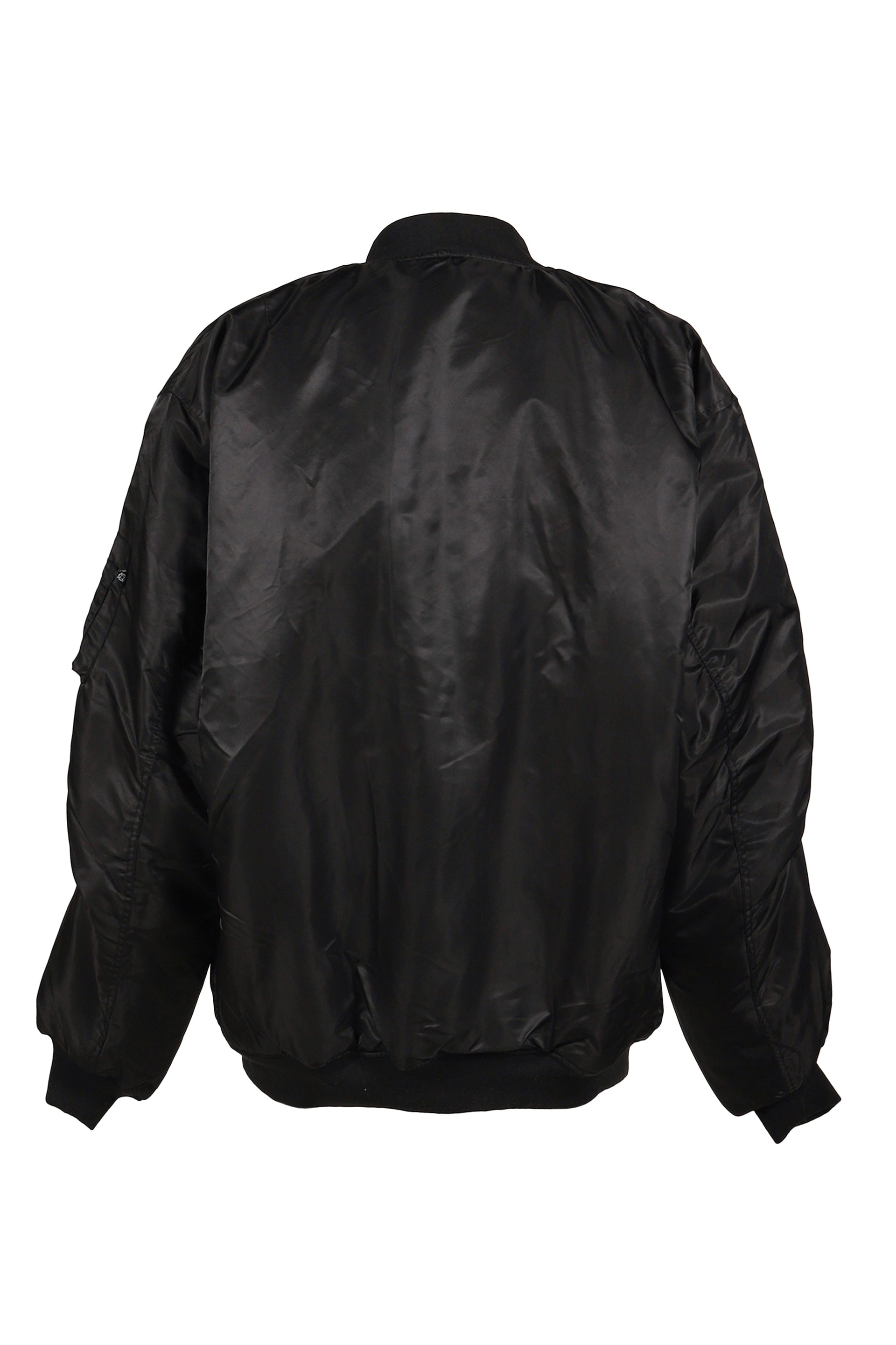CUSTOMIZED BOMBER JACKET / BLK