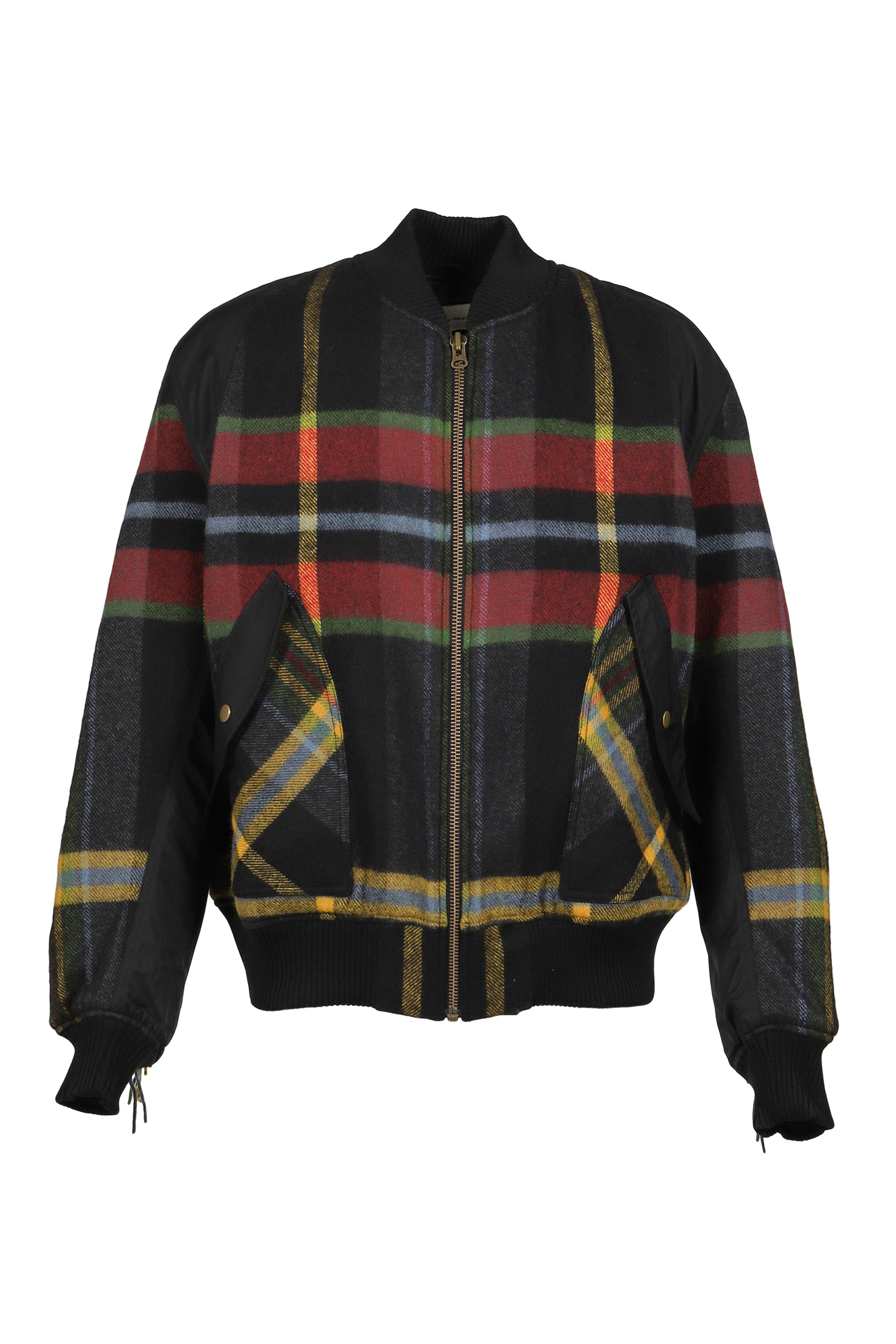 BLANKET BOMBER JACKET / COMBO TARTAN
