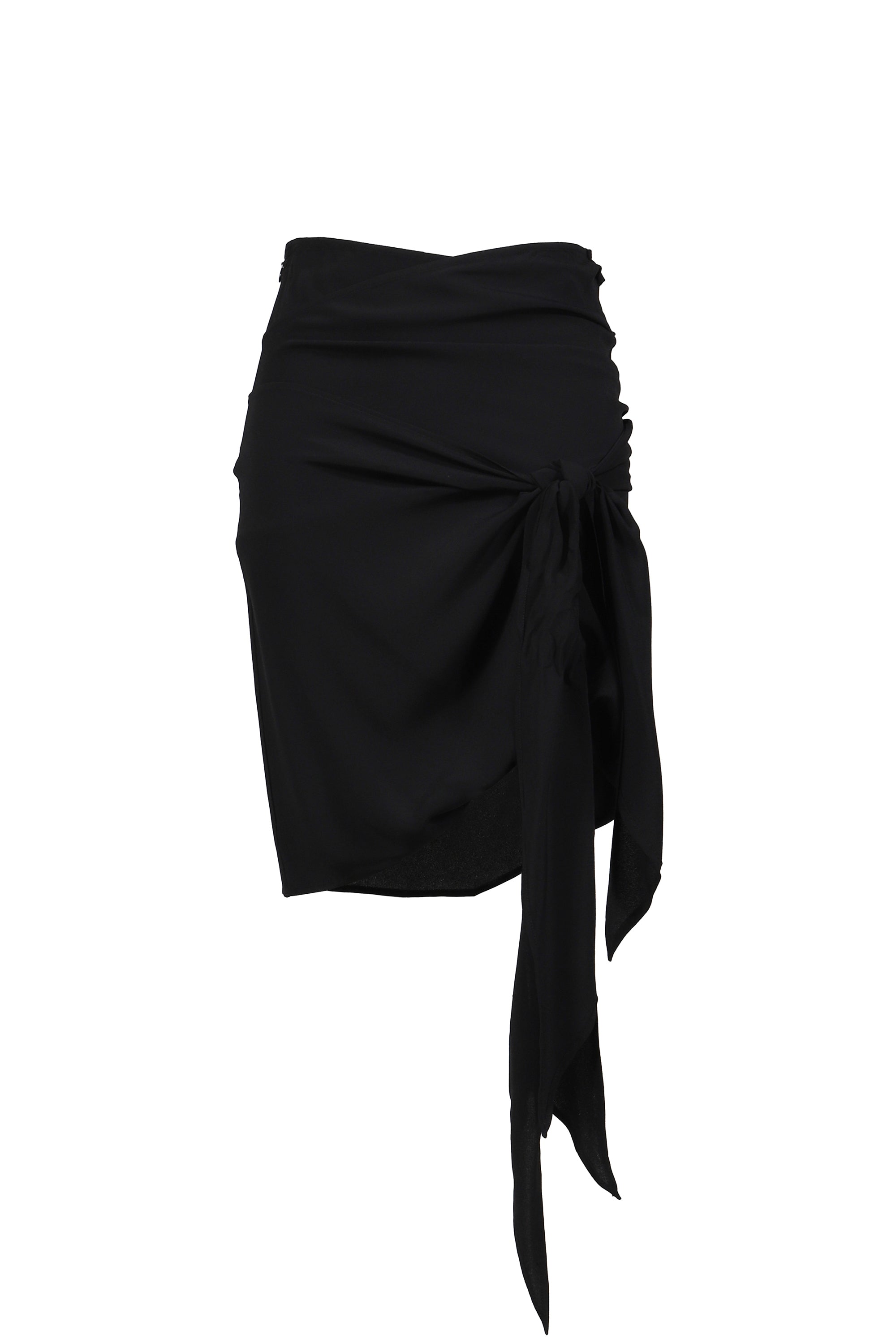 MIDI SKIRT / BLACK