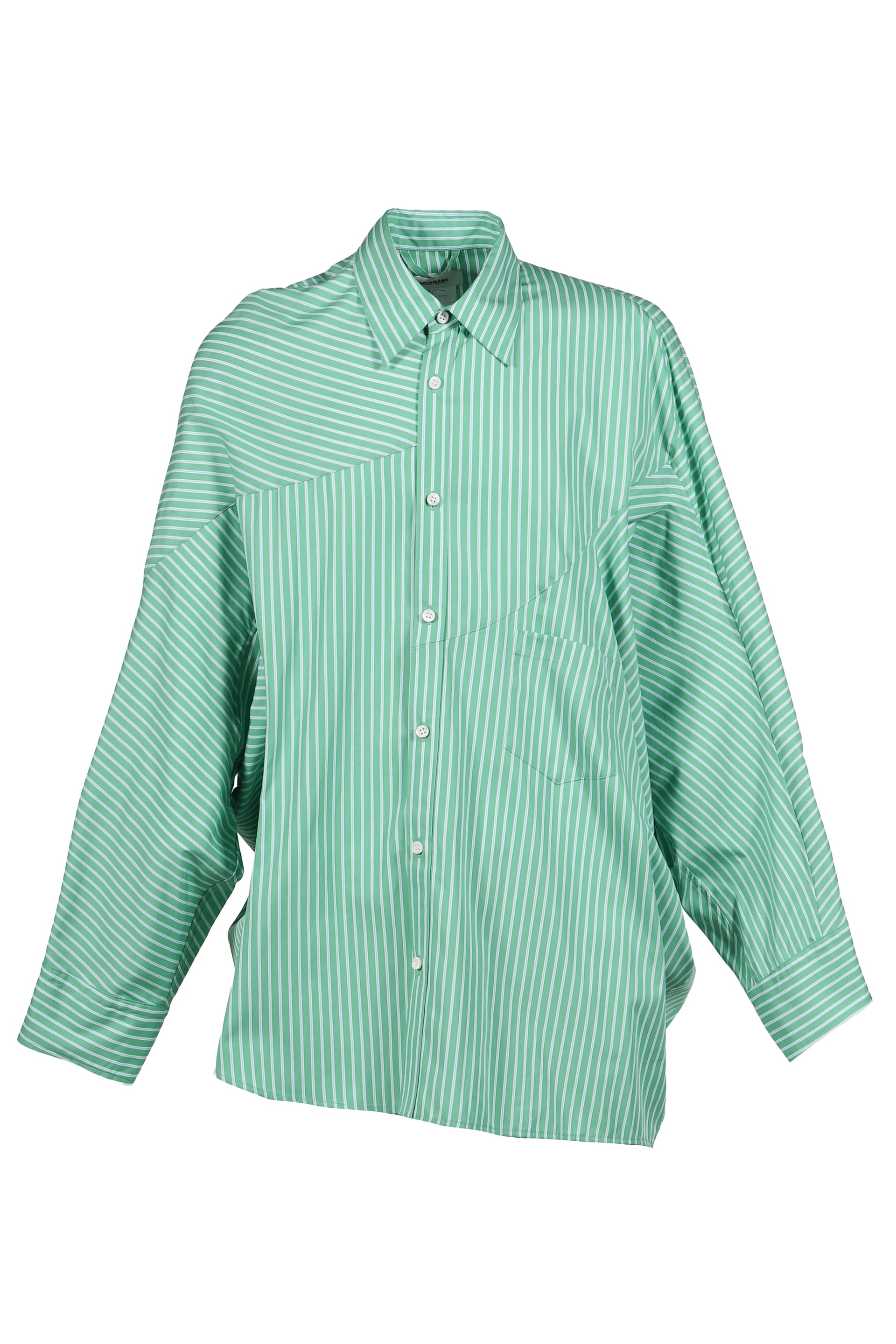 DISTORTED CUTTING SHIRT / GRN