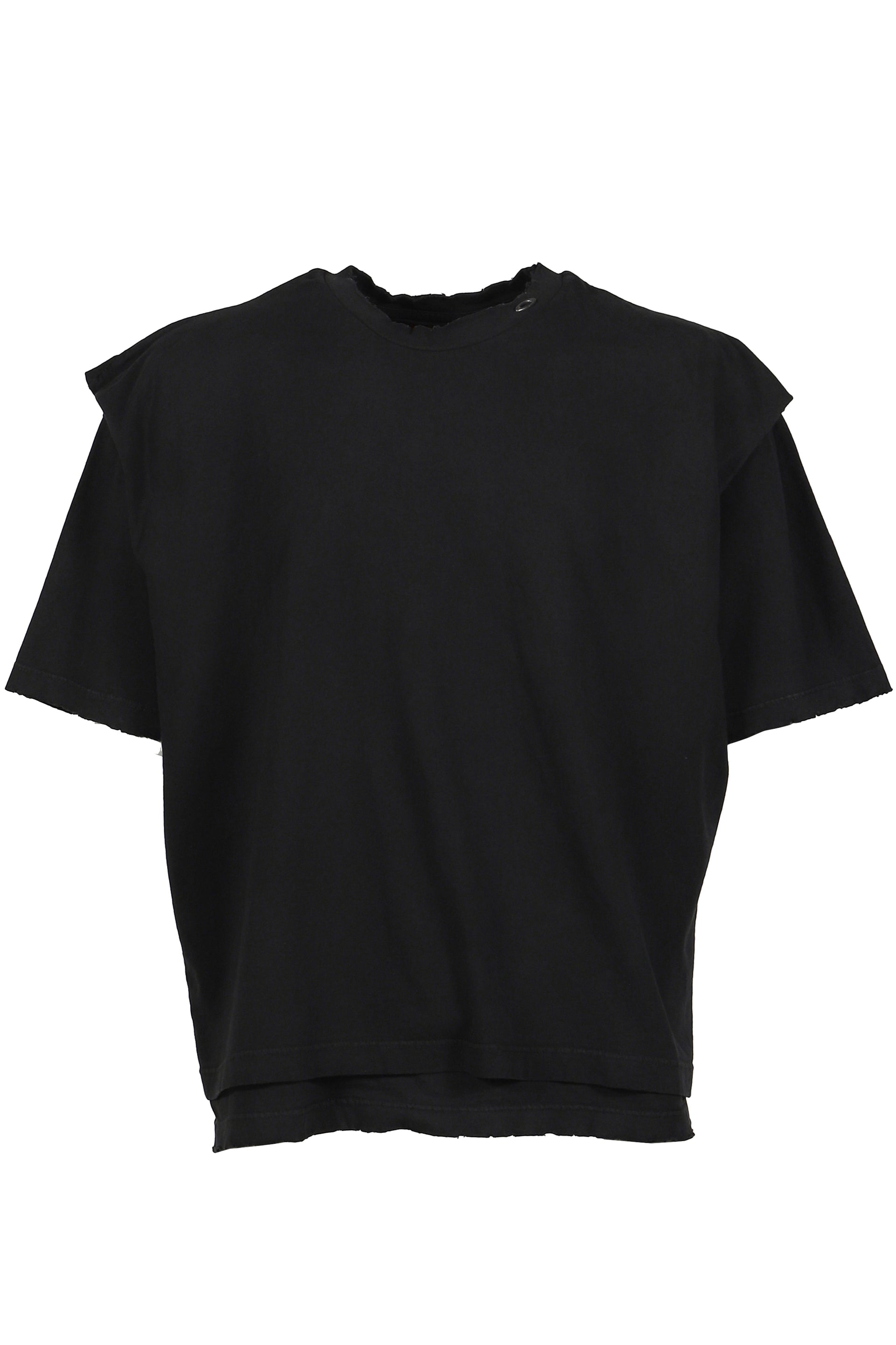 LAYERED T-SHIRT / BLK