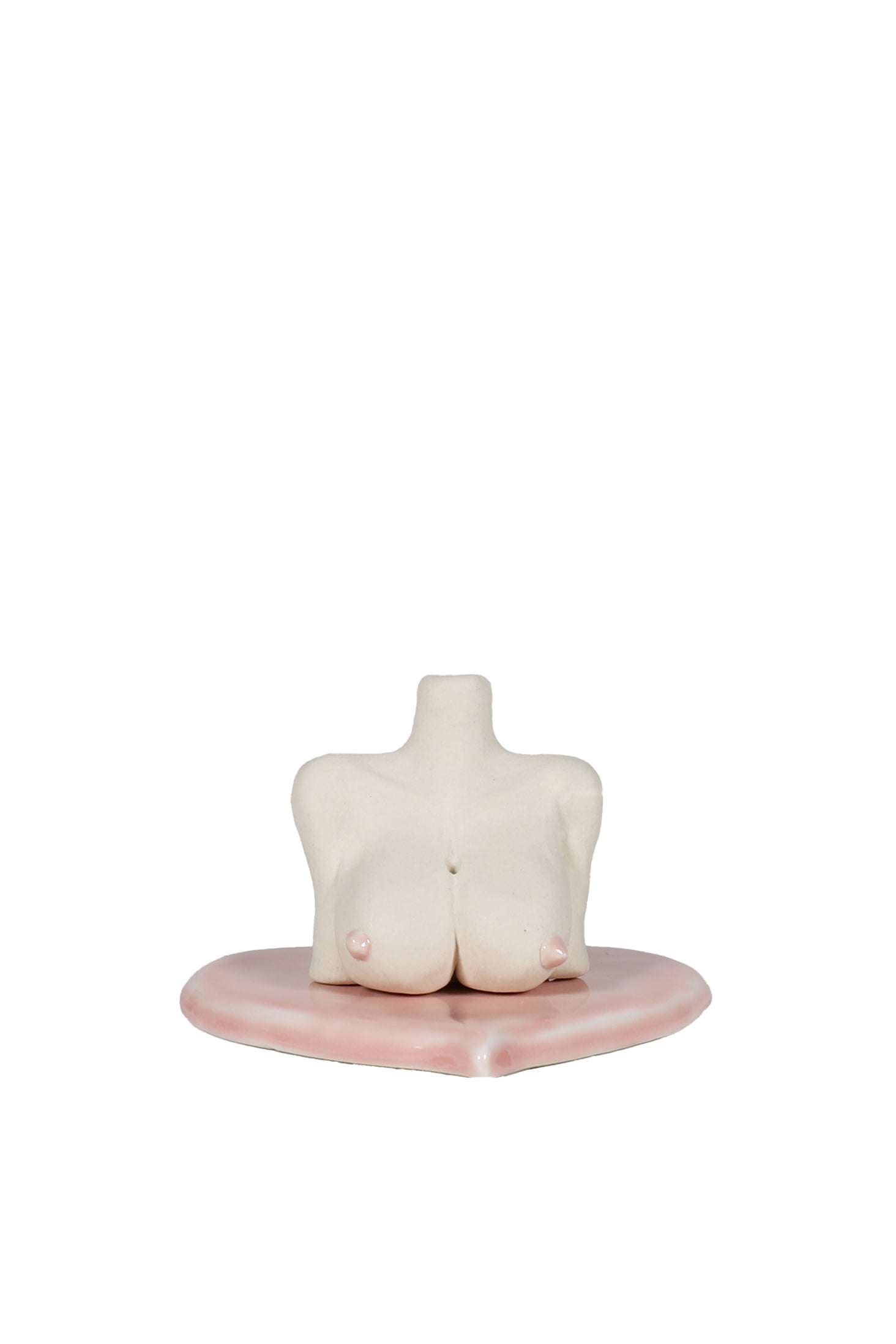 BUST INCENSE HOLDER / WHT