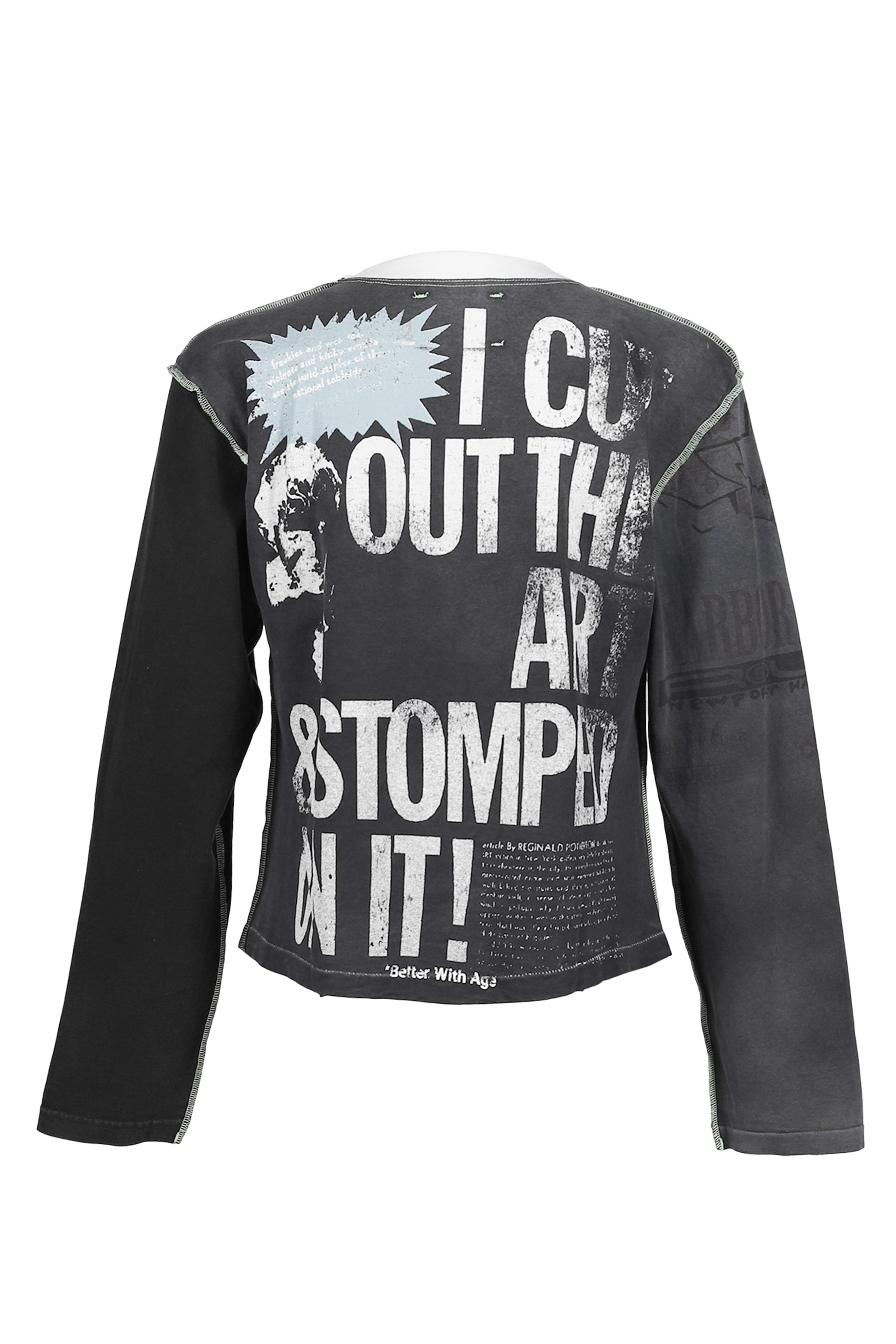 RIVKA REVERSIBLE LONG SLEEVE / BLK