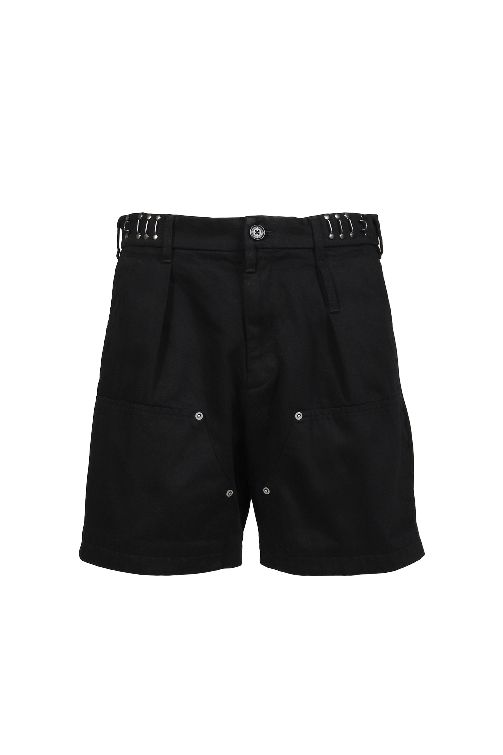 DAIRIKU ダイリク SS26 CHINO HALF PAINTER PANTS / BLK - NUBIAN ヌビアン