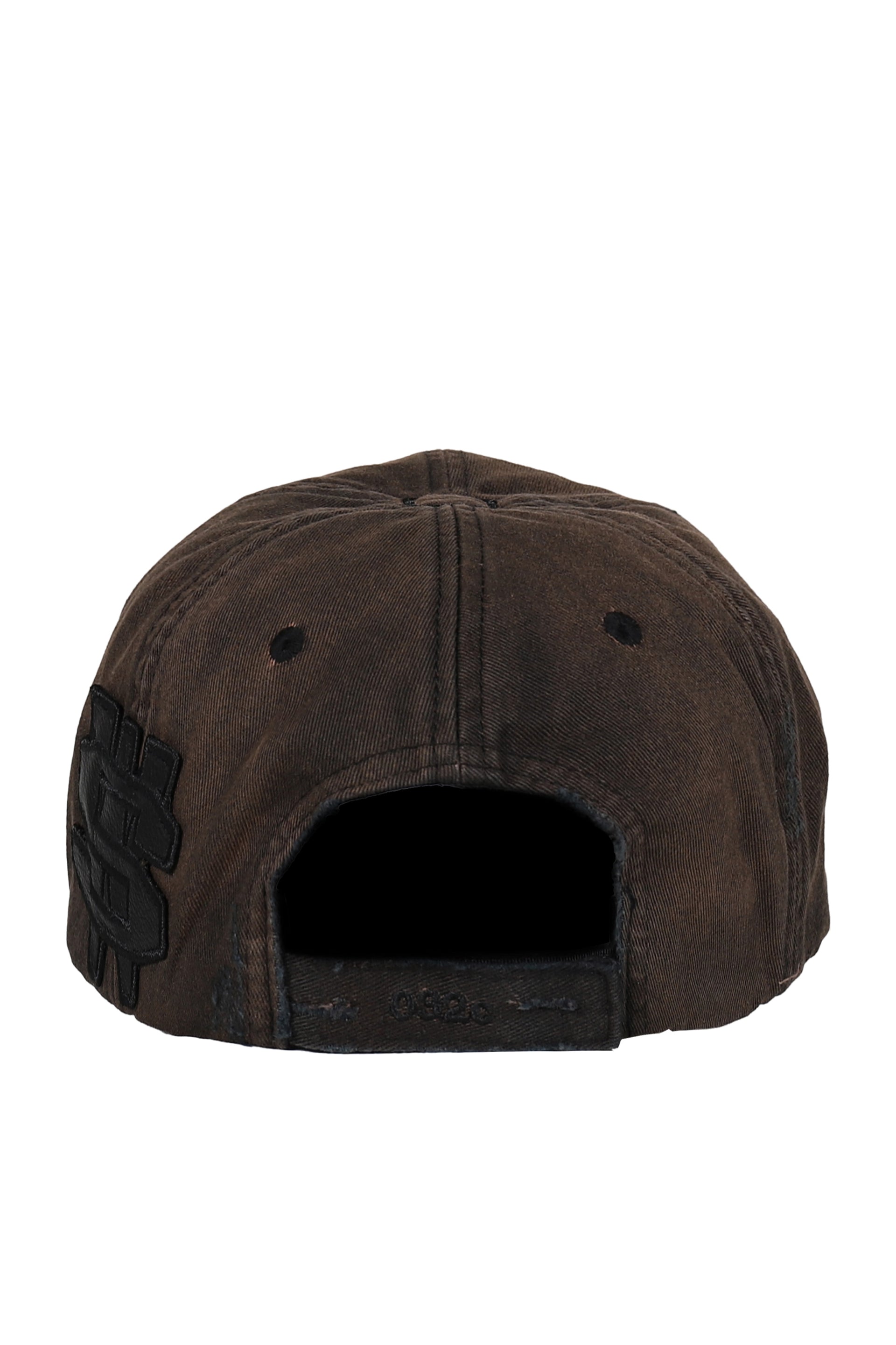 DISTRESSED LOGO CAP / WASHED BLK