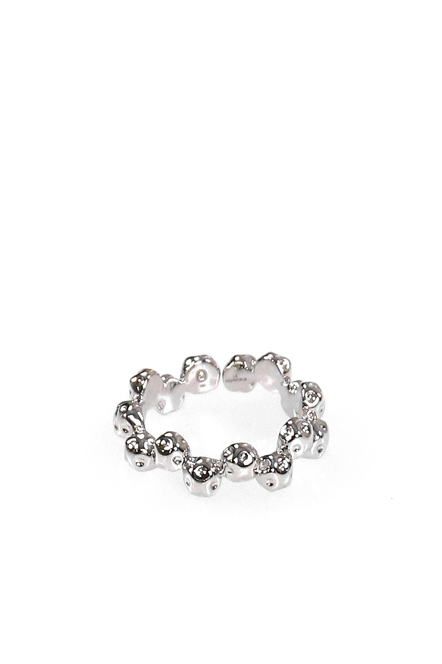 Le Mandorle SERENITY SINGLE ROW BOX RING / SIL