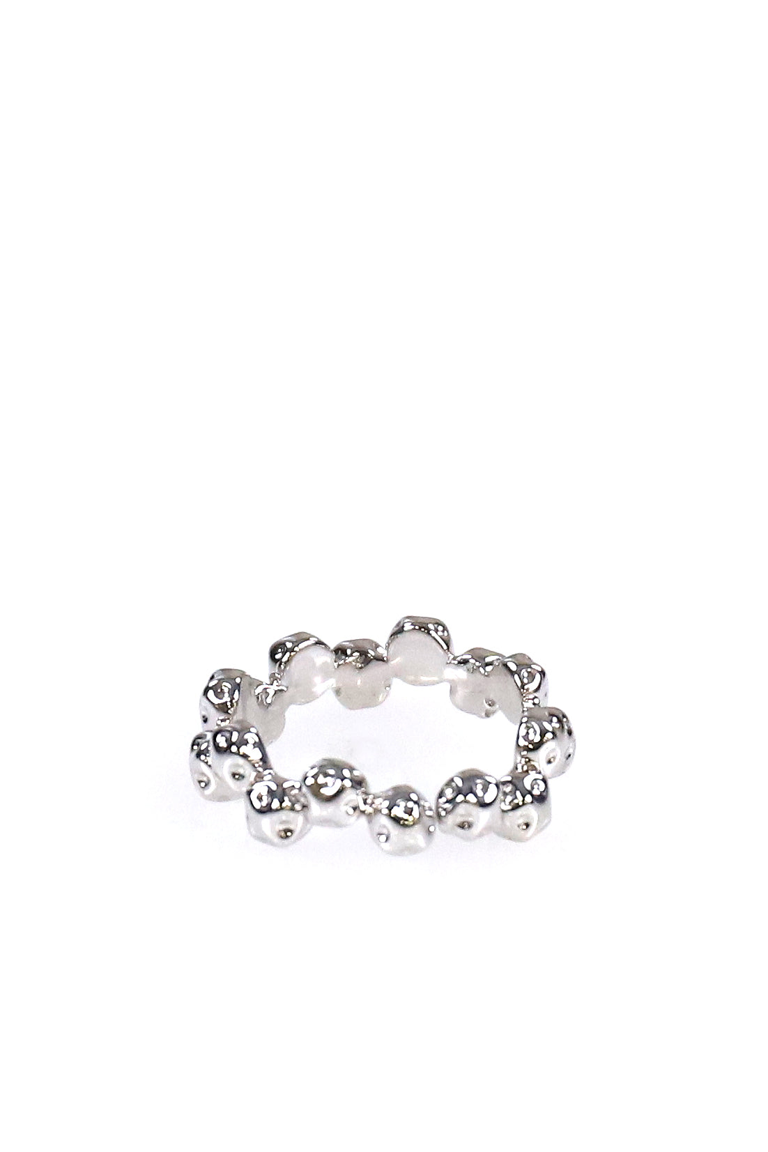Le Mandorle SERENITY SINGLE ROW BOX RING / SIL