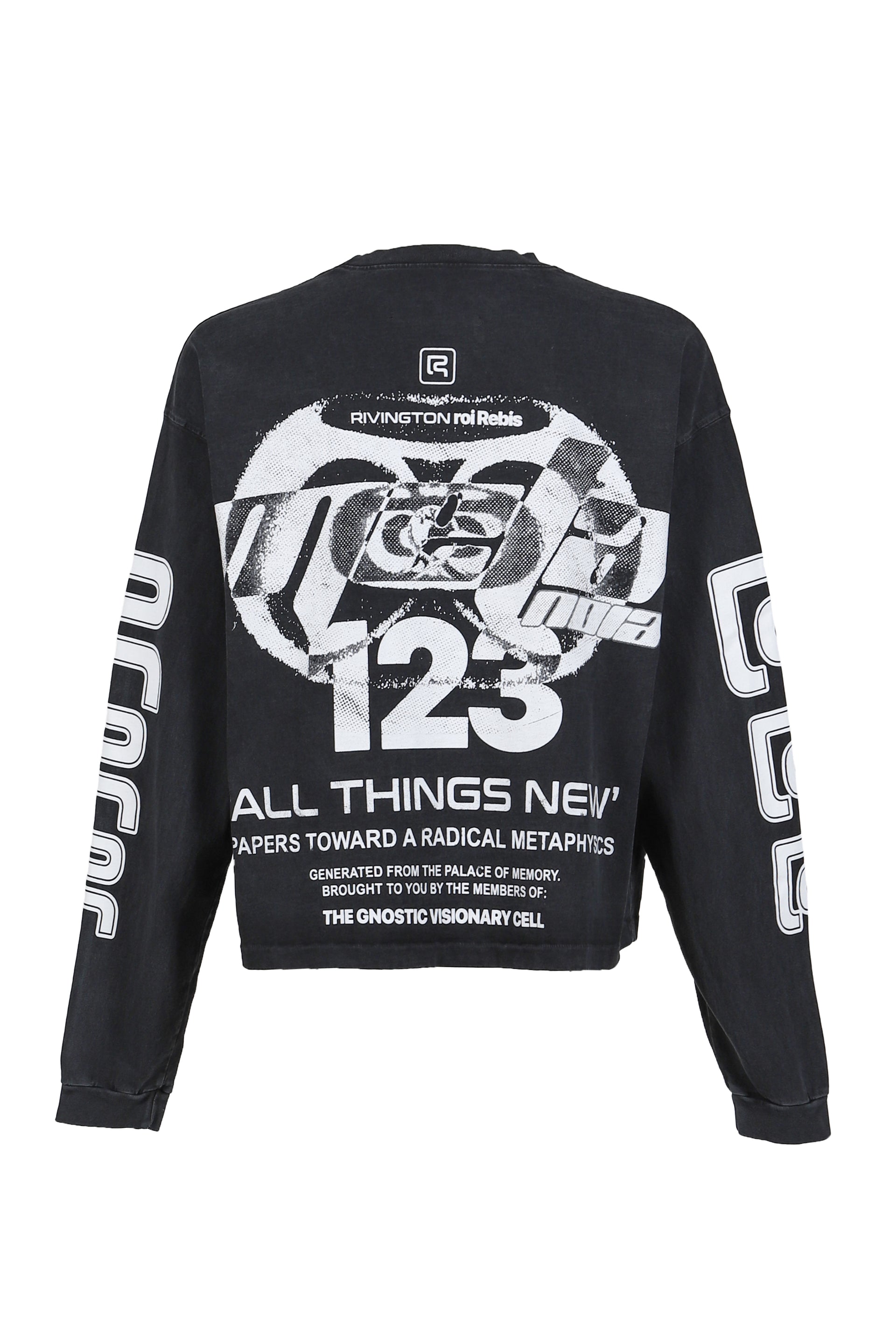 META ALMA CVA LS TEE / VTG BLK / RUST