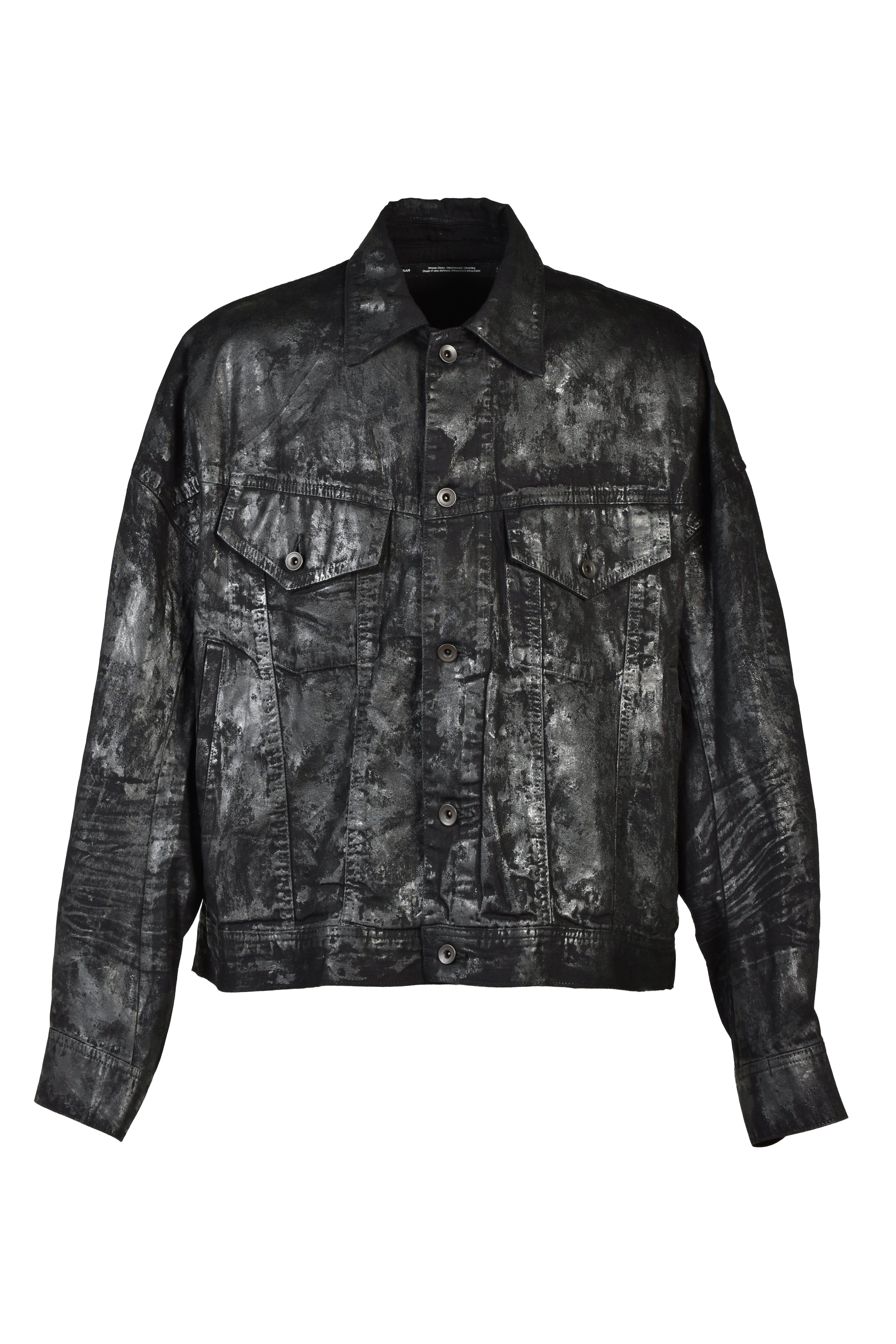 JULIUS ユリウス FW26 DENIM COATING BLOUSON / BLK - NUBIAN ヌビアン