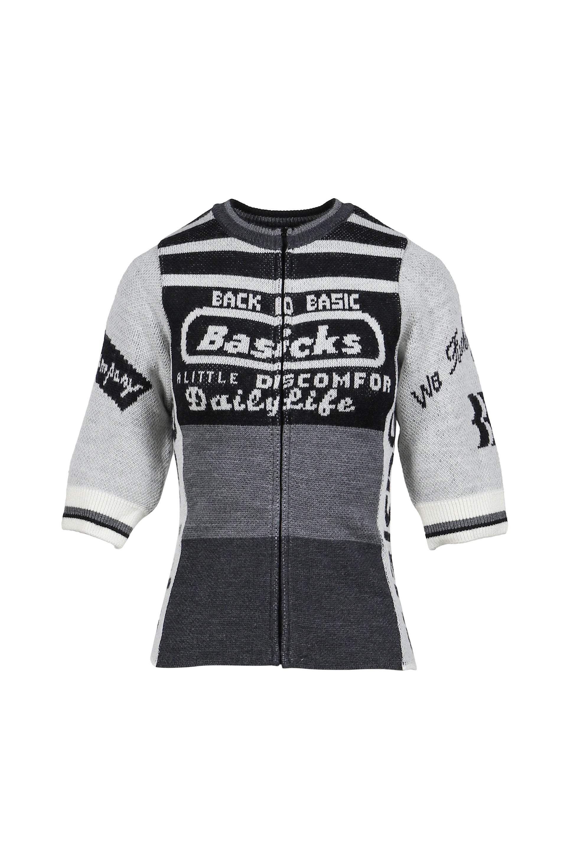 CYCLING HALF SLEEVE KNIT / BLK