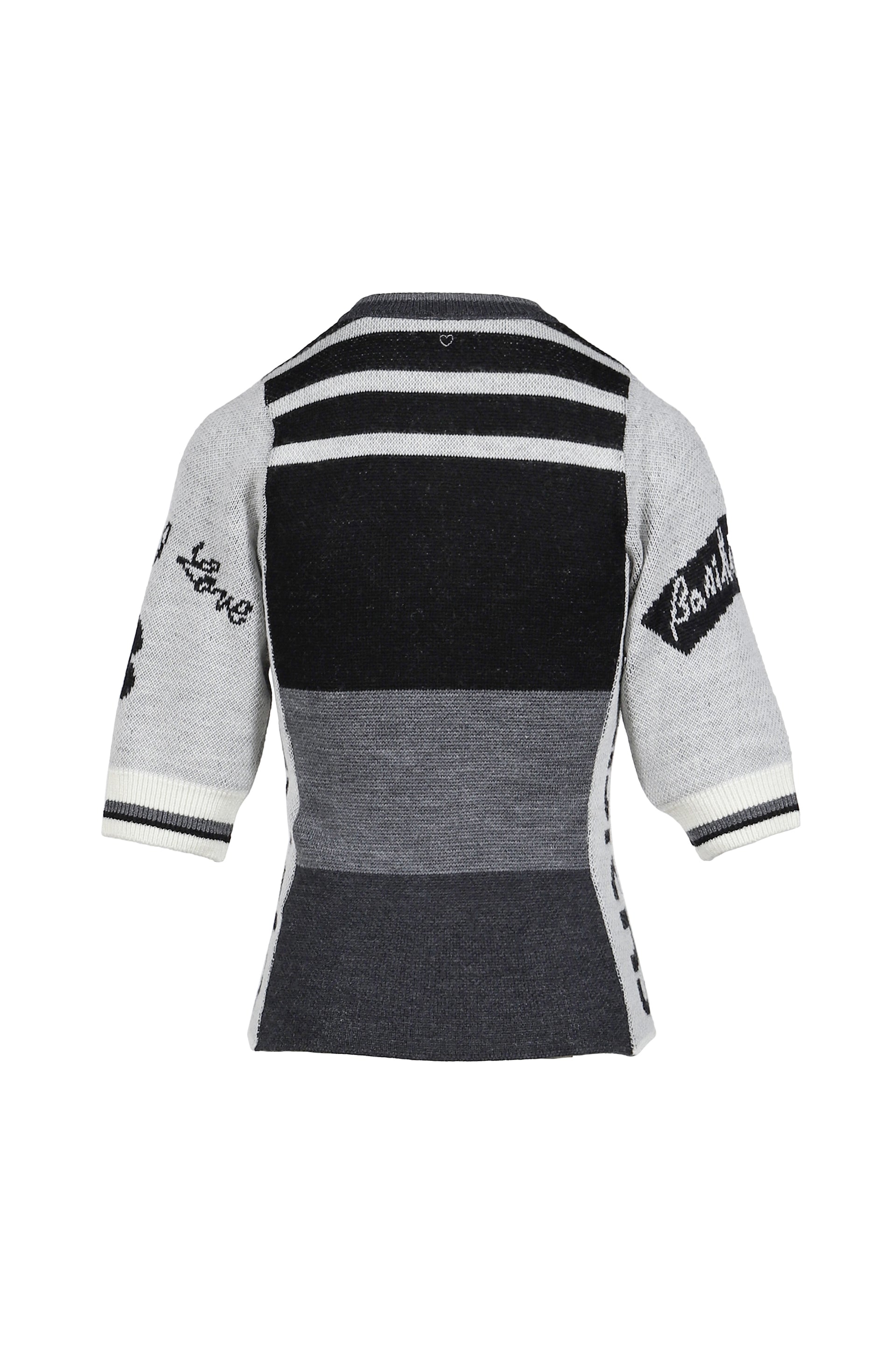 CYCLING HALF SLEEVE KNIT / BLK