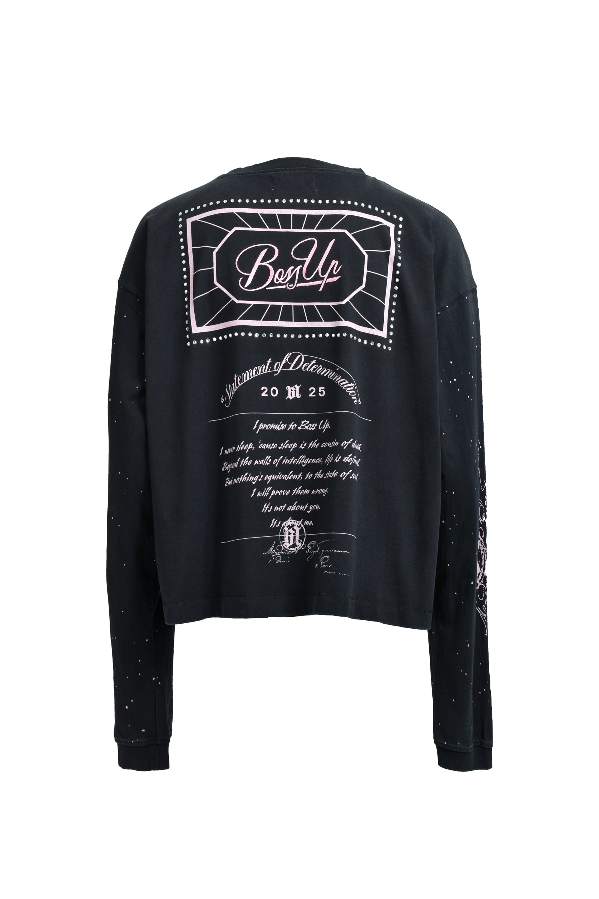 BossUp SOD LS TEE / BLK