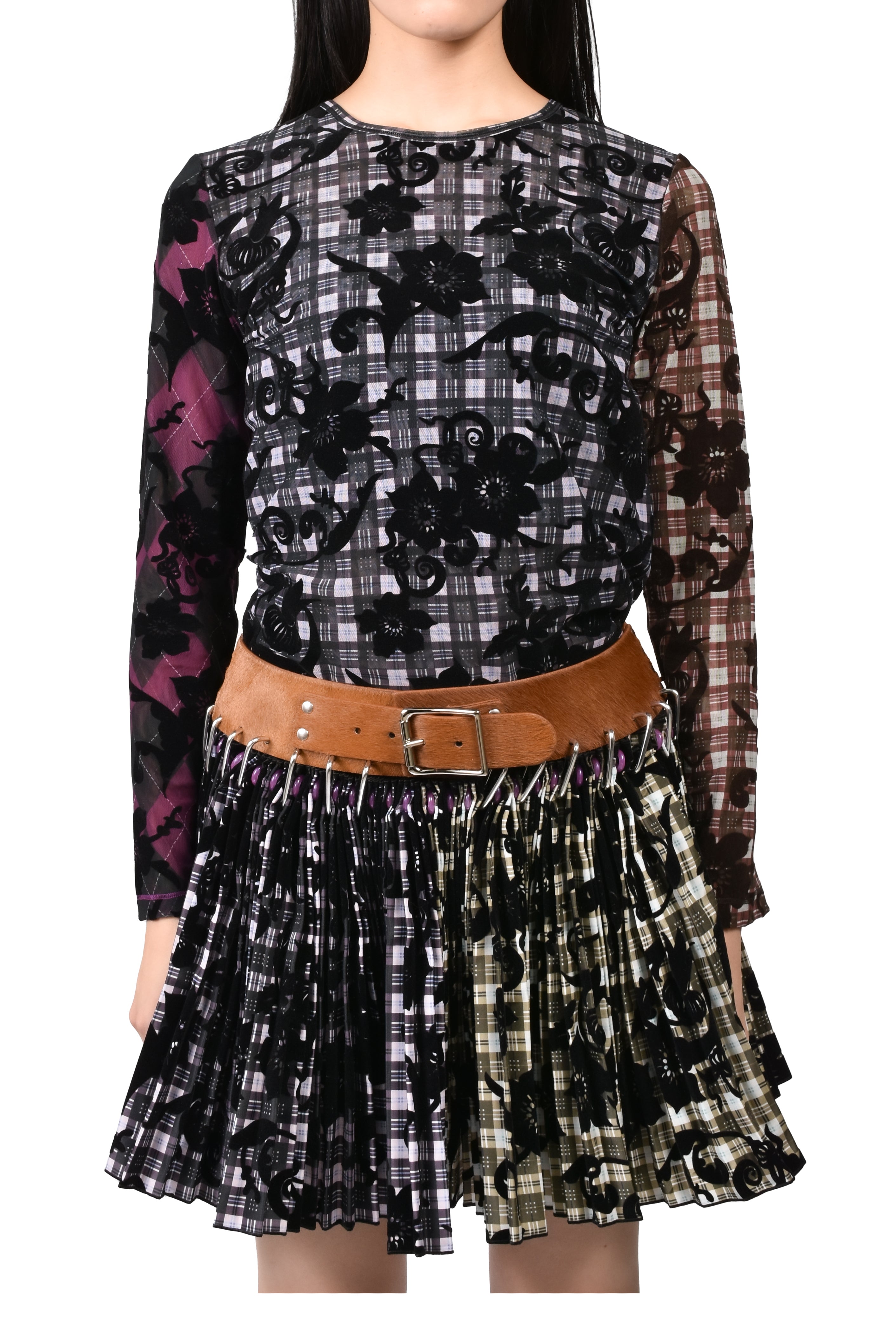 Chopova Lowena チョポヴァ ロウェナ FW26 DUCHESS FLOCKED MESH LS