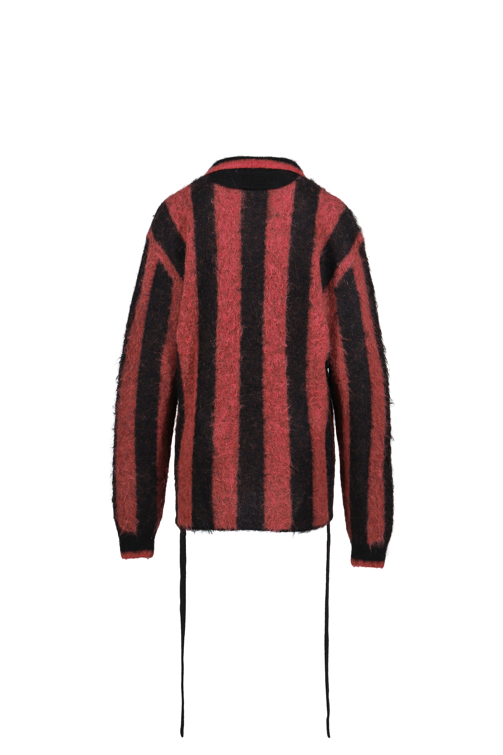 2WAY FOOTBALL STRIPE KNIT / RED
