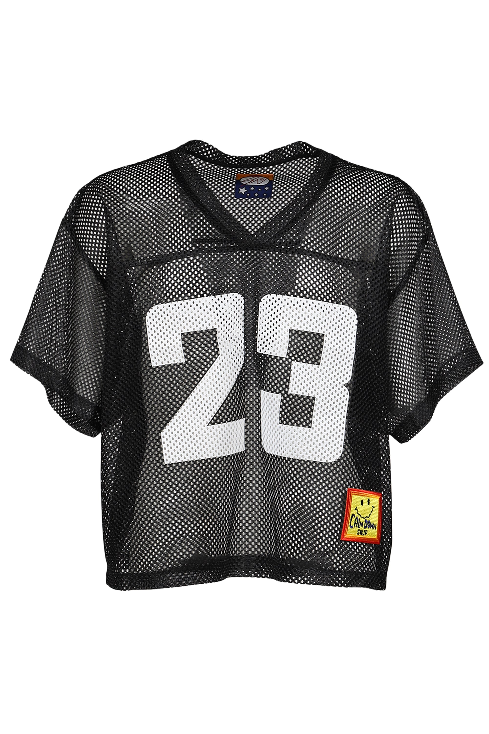 SWJP L.W.J.P. SS26 BO KNOWS MESH SHIRT / BLK - NUBIAN