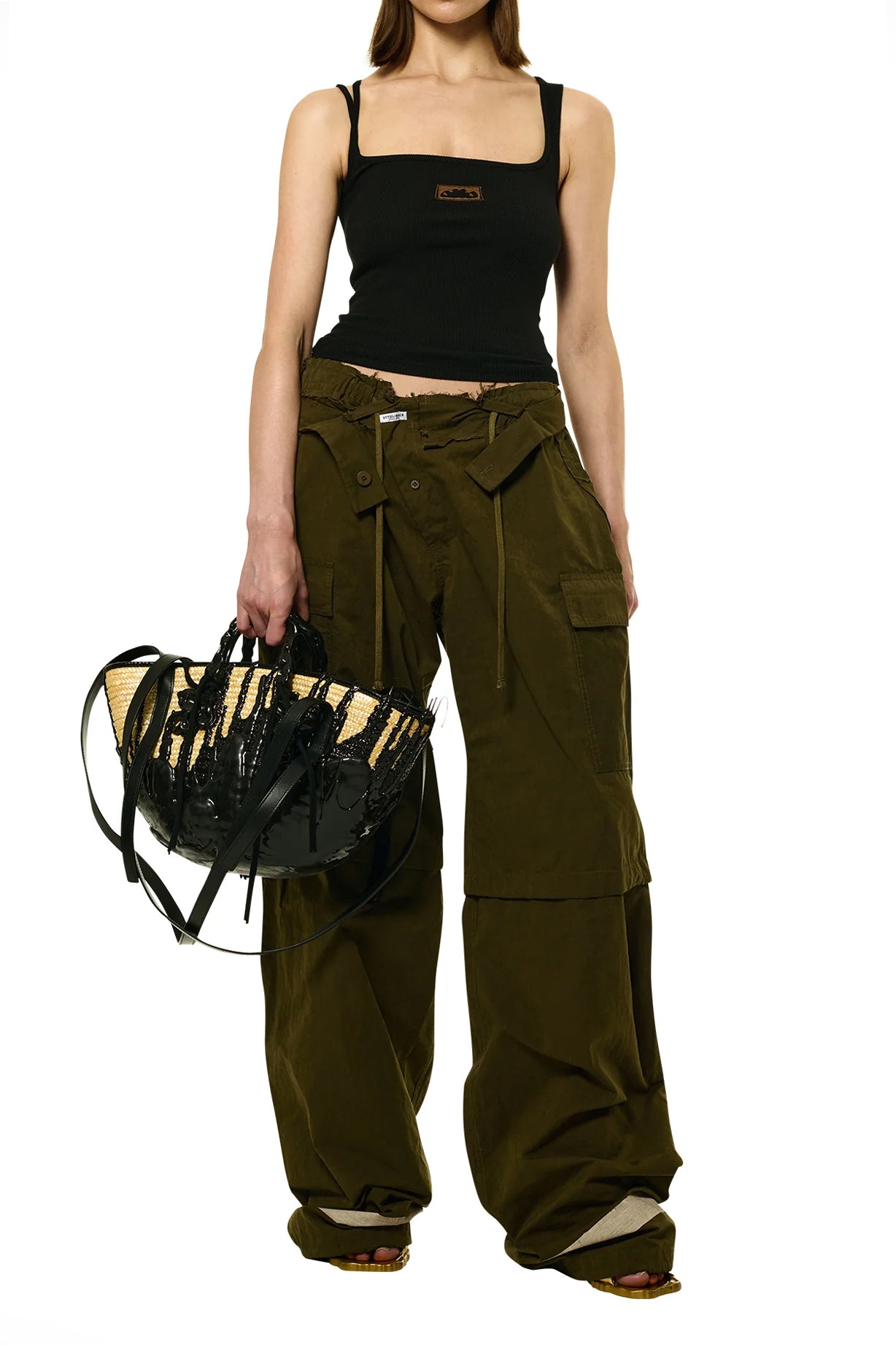 OTTOLINGER DIRNDL TANK TOP / BLK