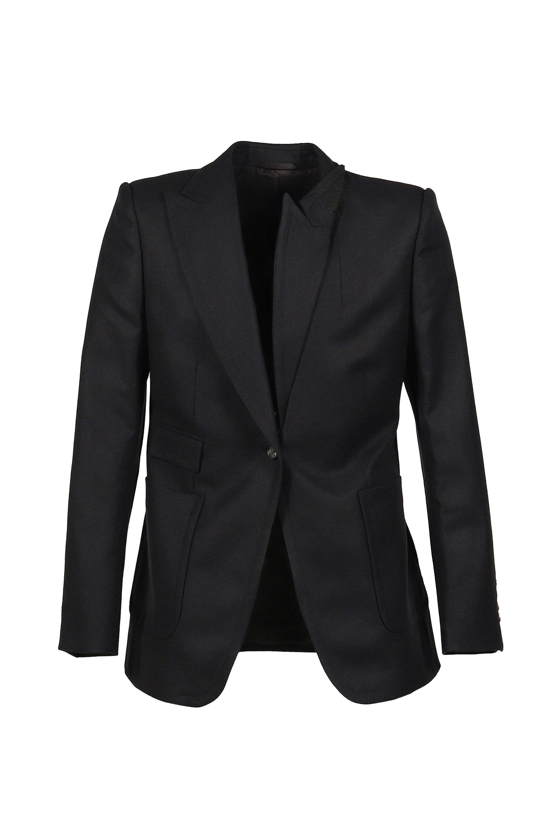 HIGH SHOULDER JACKET / BLK