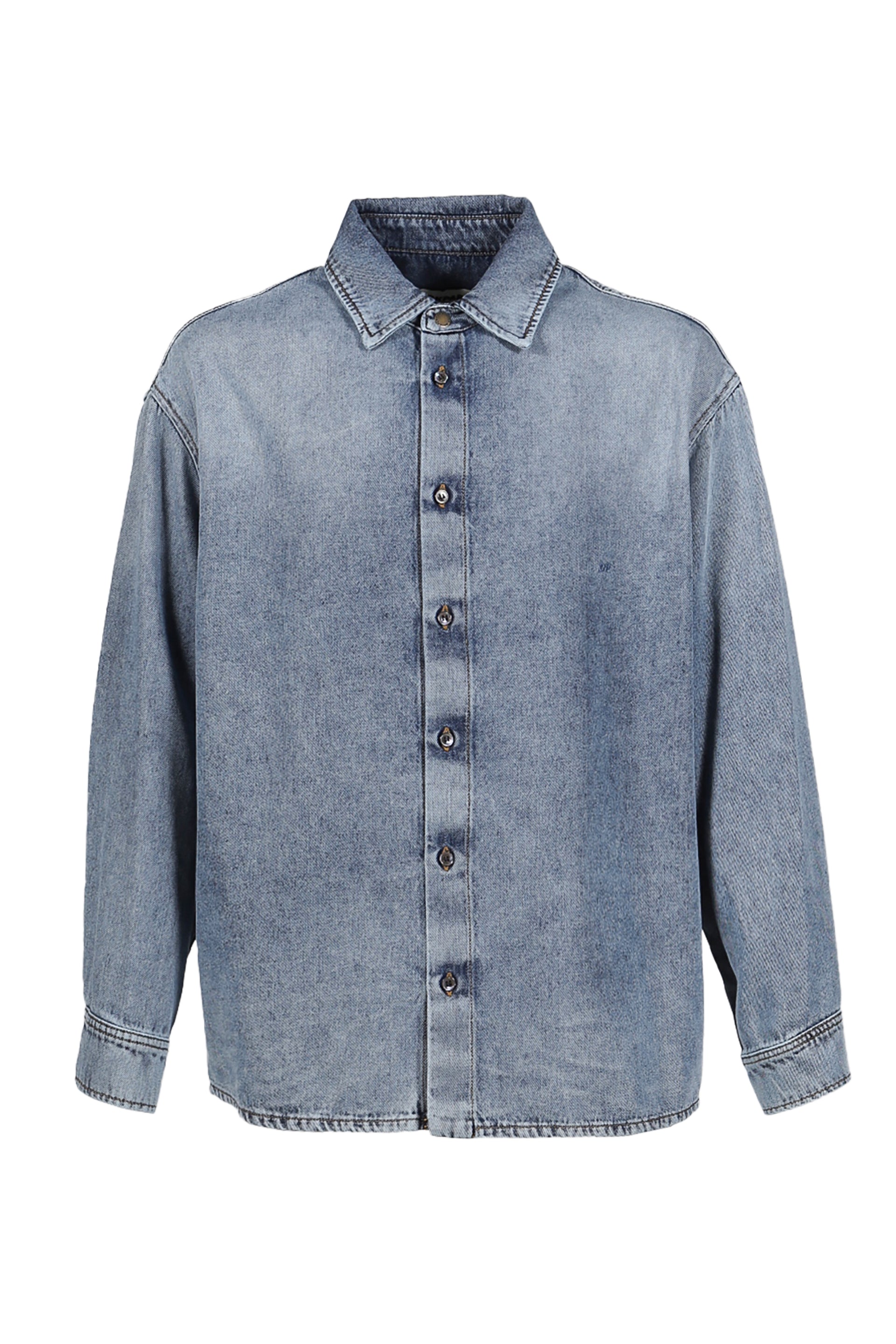 DARKPARK KEANU - TENCEL SHIRT / SAN FRAN BLU