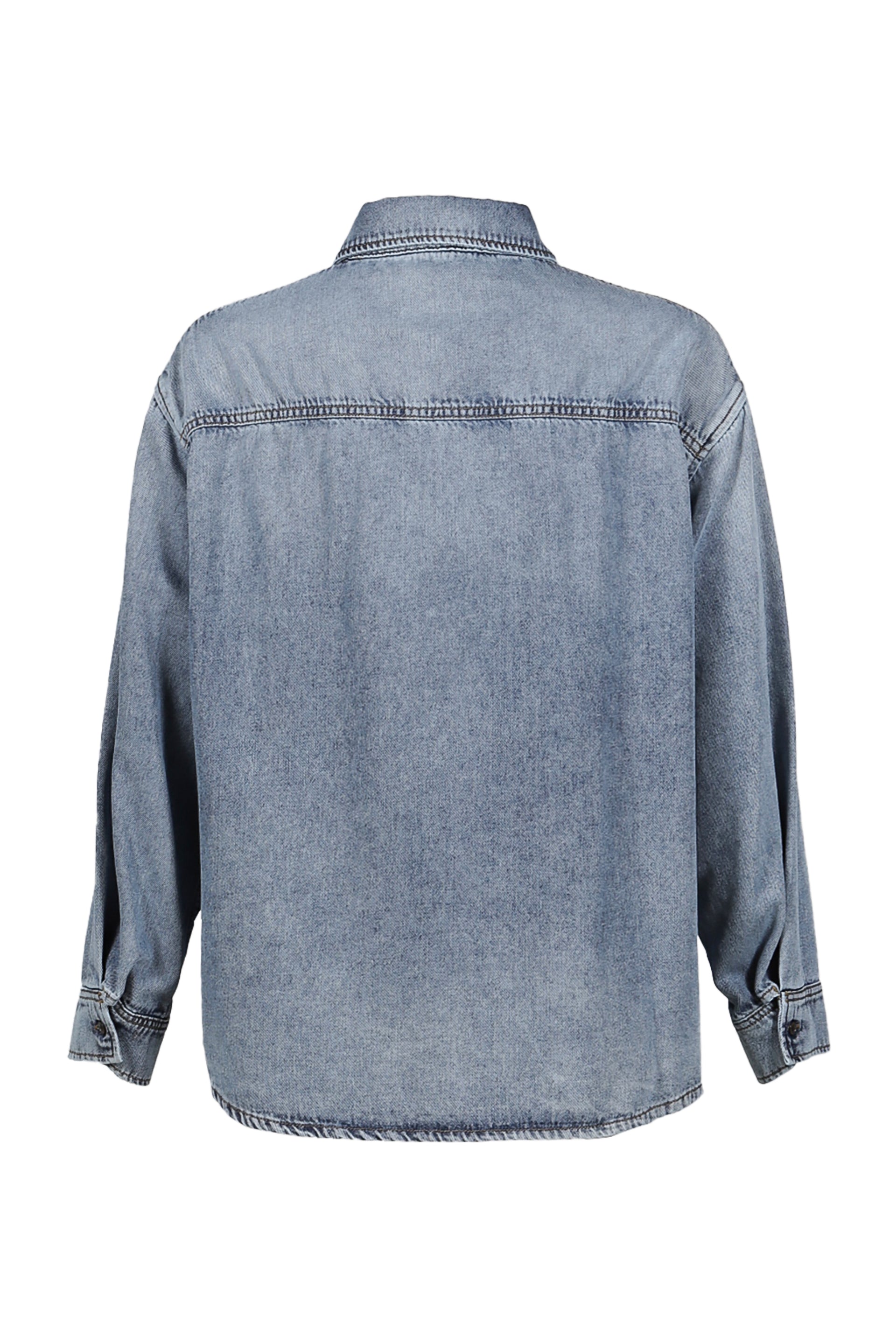 DARKPARK KEANU - TENCEL SHIRT / SAN FRAN BLU