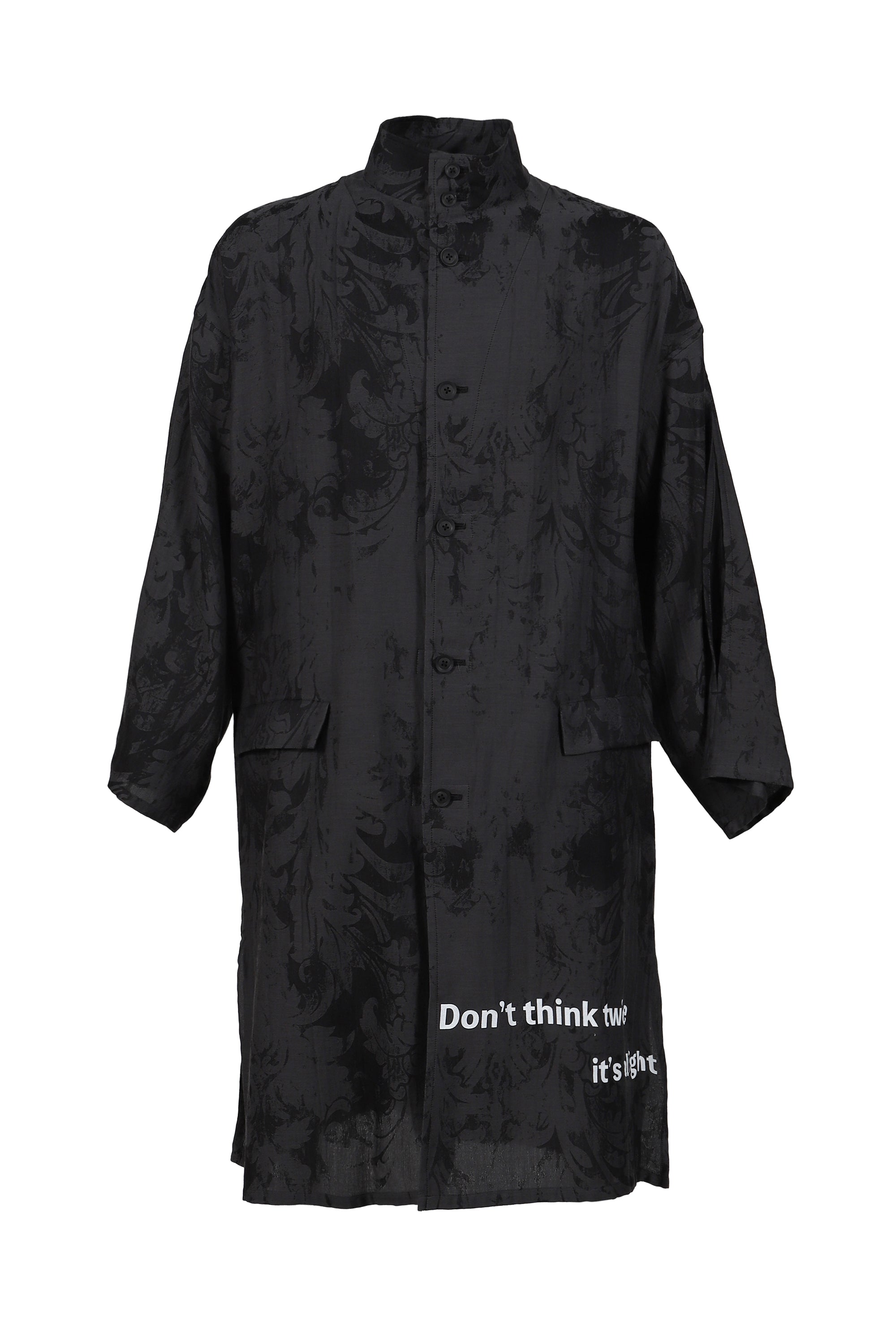 Yohji Yamamoto ヨウジヤマモト SS26 JACQUARD MESSAGE PRINT STAND