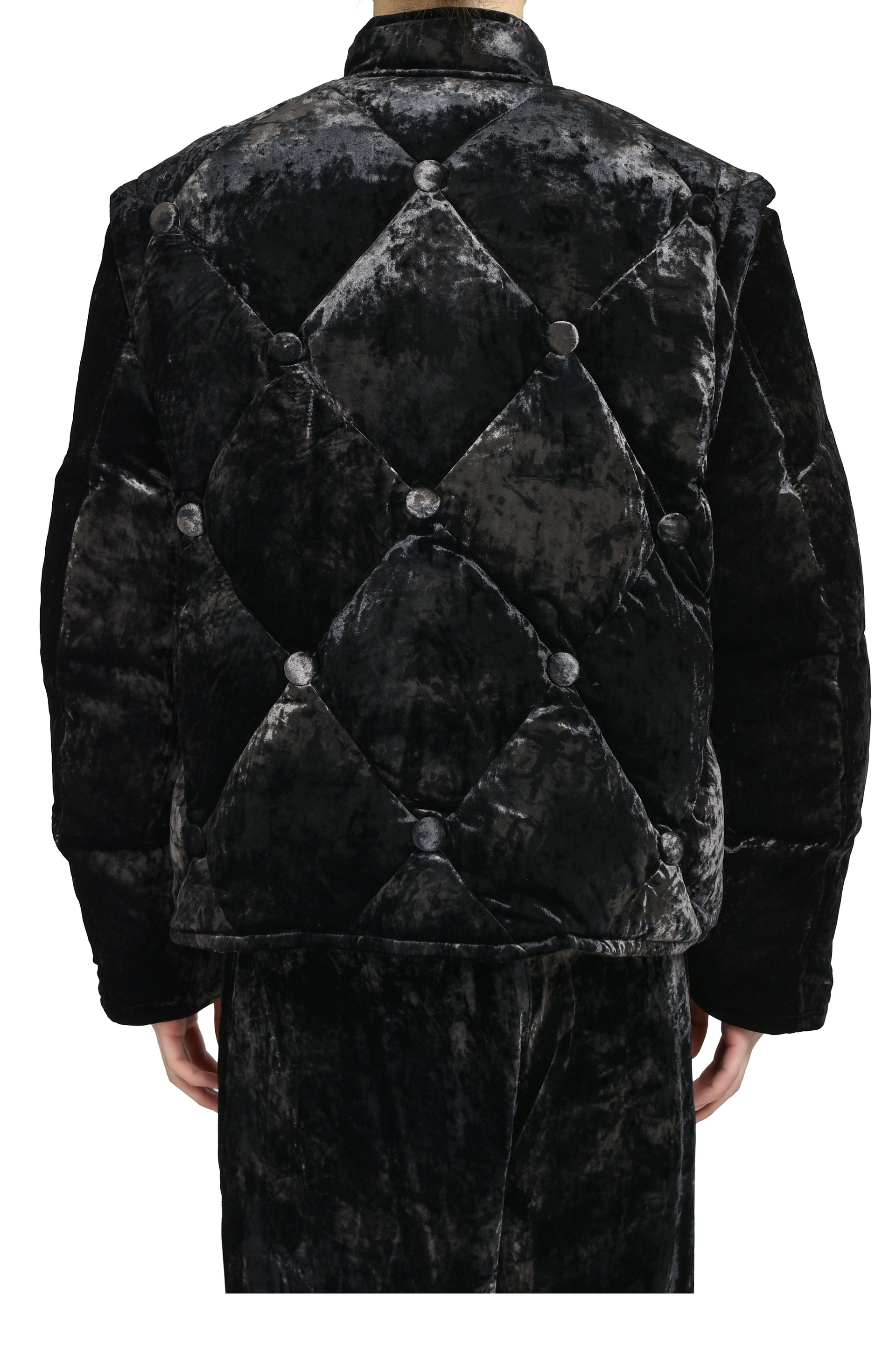 VICTORIAN SOFA DOWN JACKET / BLK