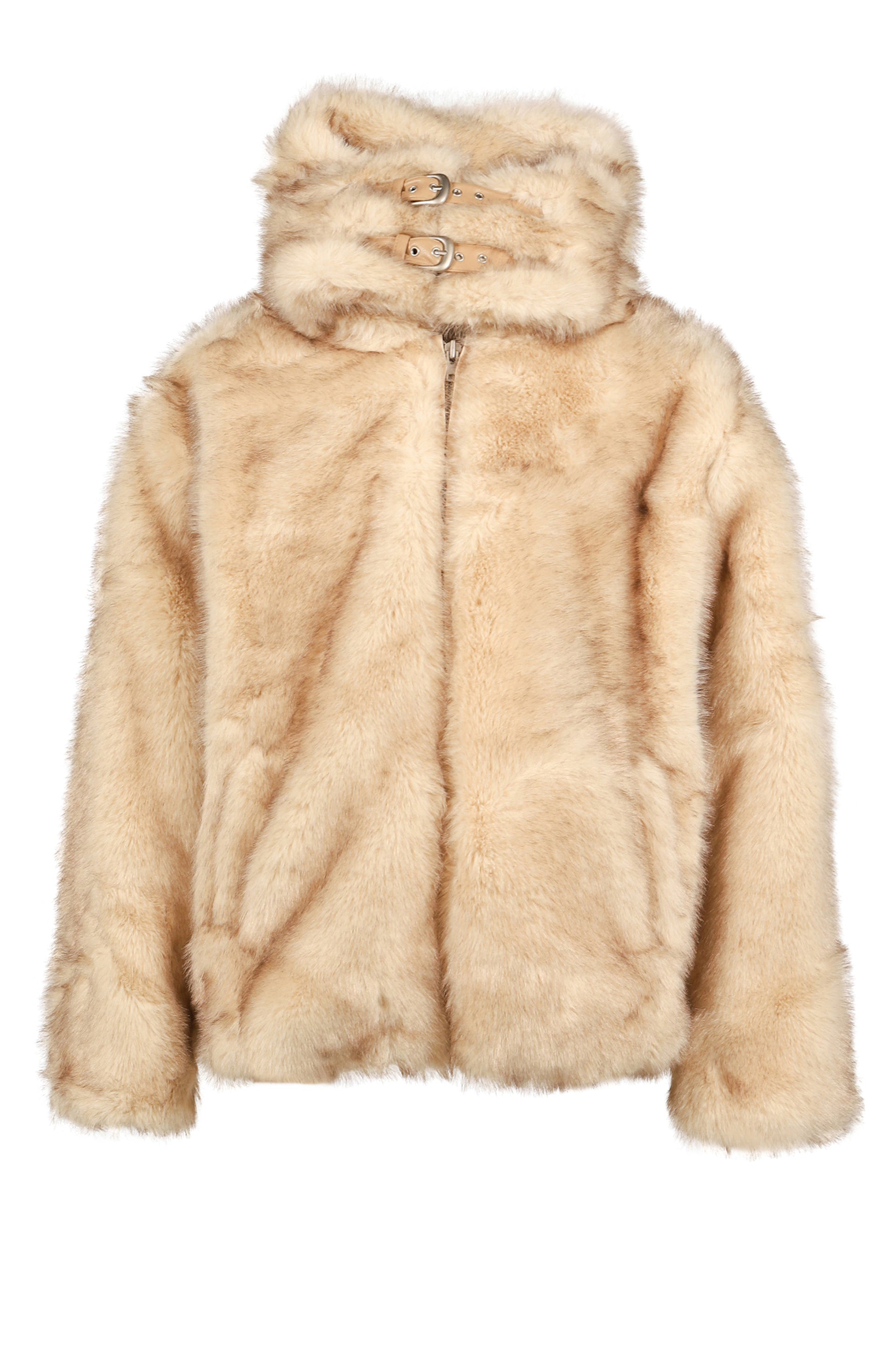 FUR HOODIE / CRM