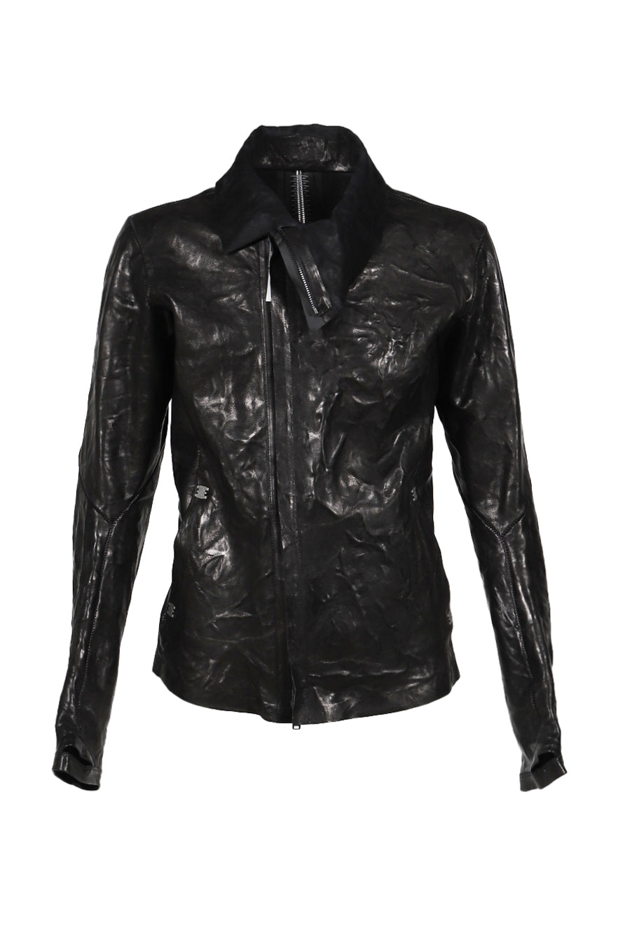 Isaac Sellam IMPARABLE HIGH NECK ASYMETRIC JACKET / NOIR