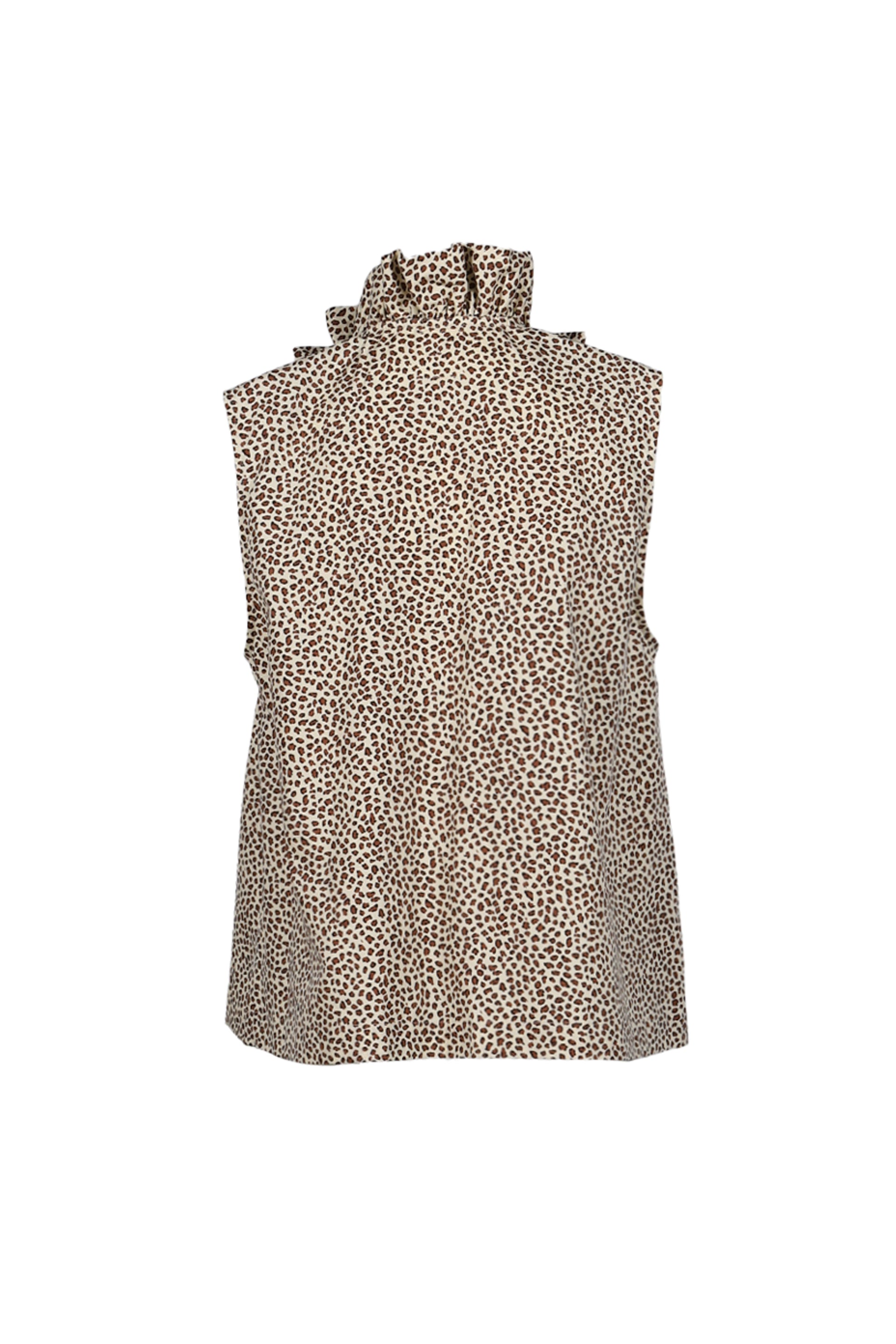 RhodolirioN RIBBON TIE BLOUSE - SOLID&LEOPARD / LEOPAED