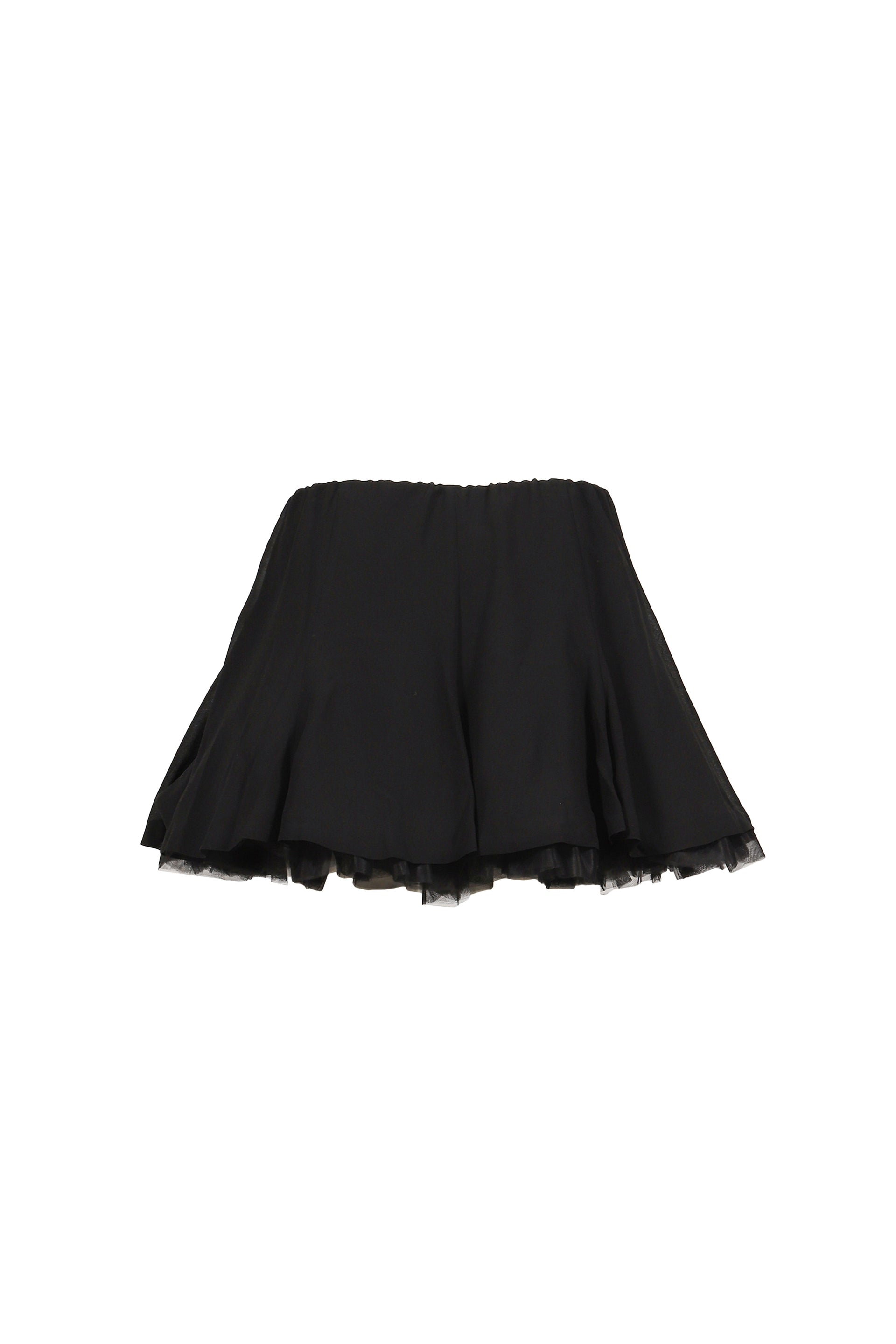 TULLE MINI SKIRT BLACK / BLK