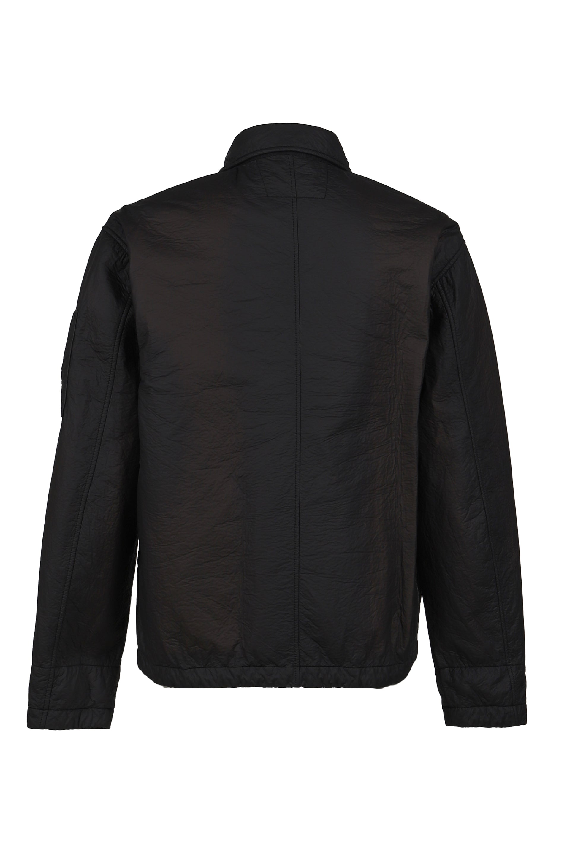 OW MEDIUM JKT IN FELTRO BI-FILM / BLK