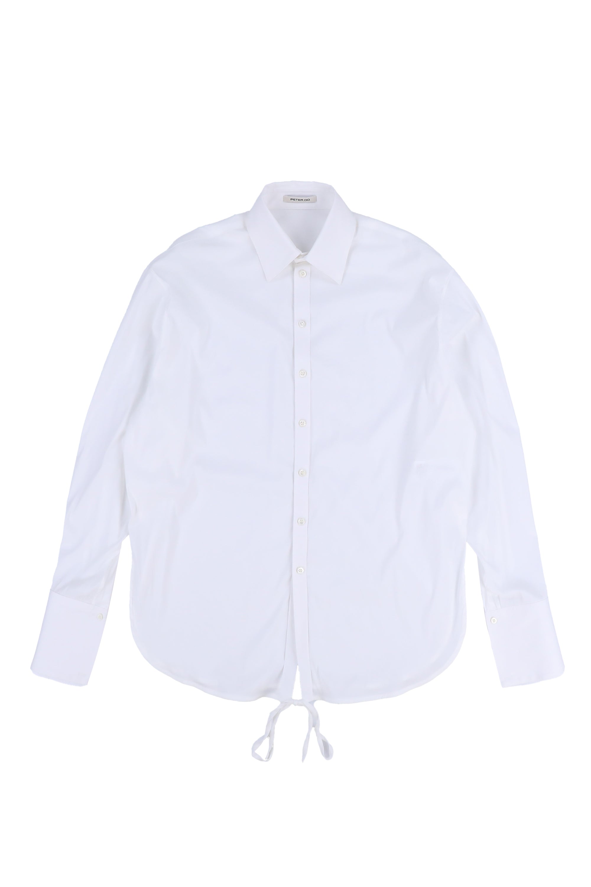 Peter do SS23 WRAP SHIRT / WHT -NUBIAN