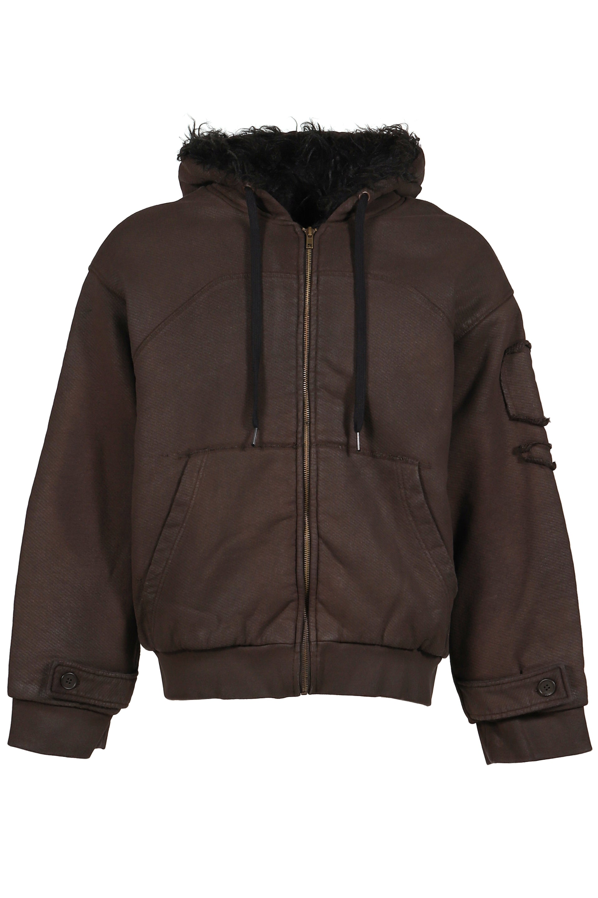 HOODIE WAXED JACKET / D.BRW