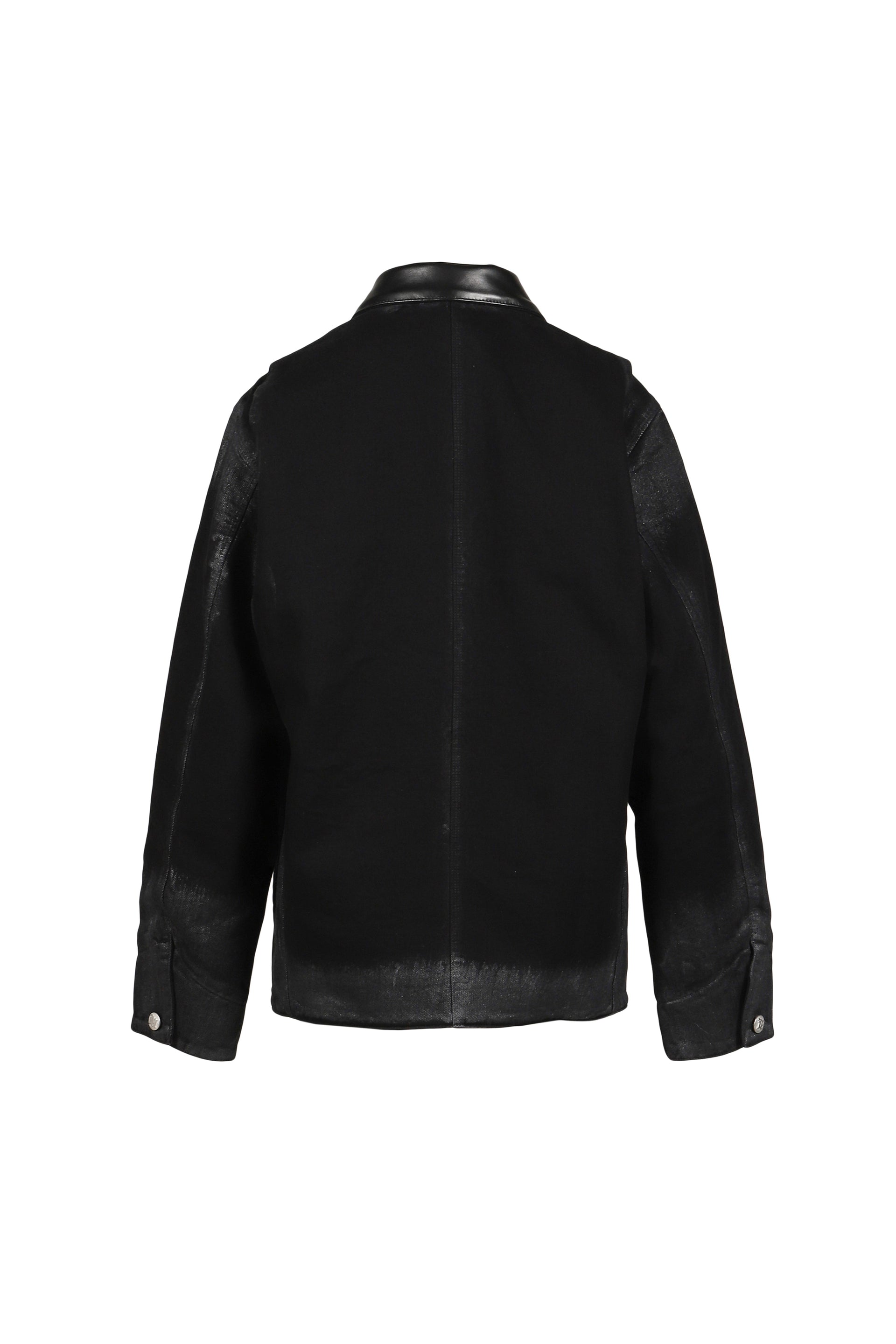 MARFA TWILL WORK JACKET / DUSTED BLK