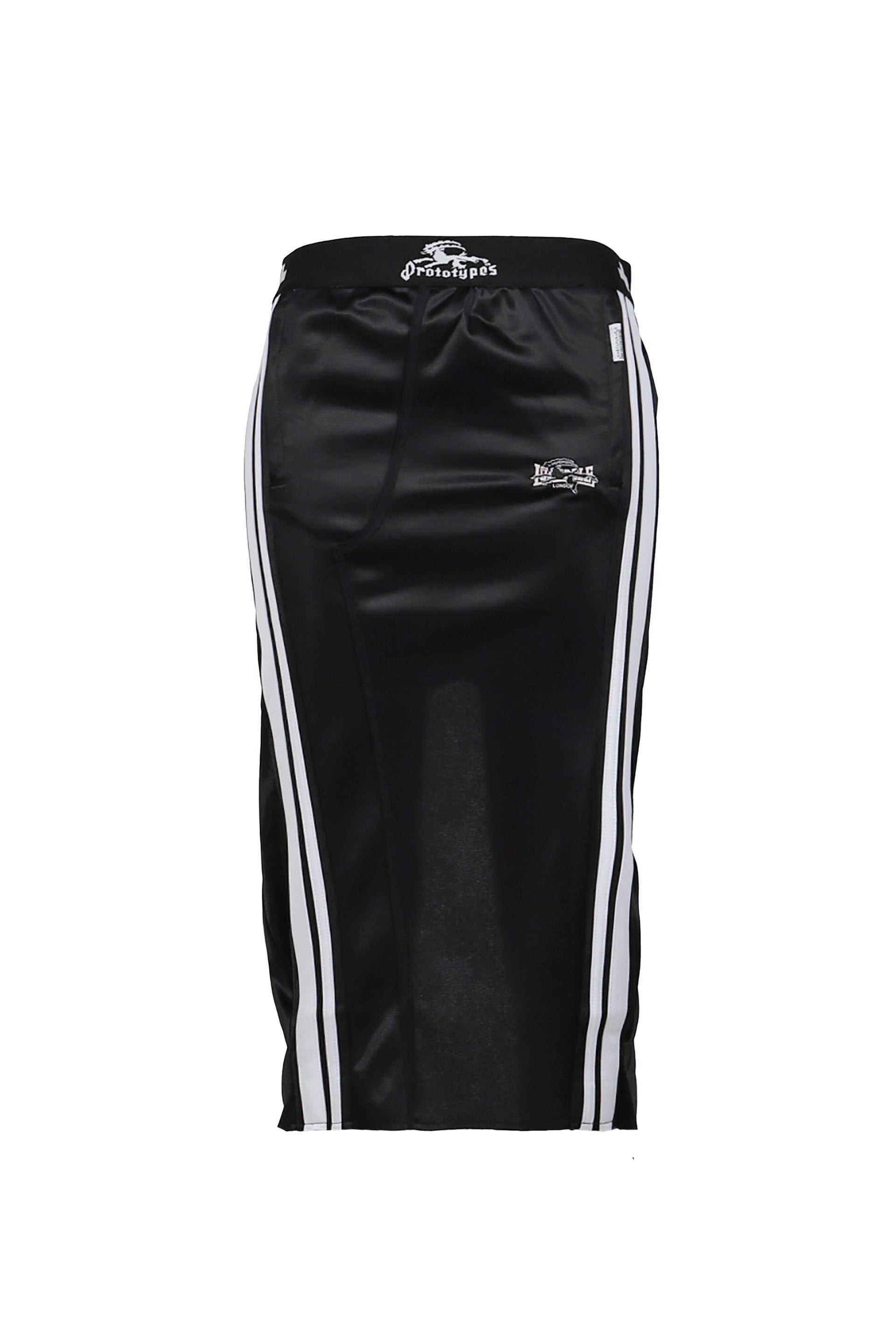 PROTOtypes POLY JERSEY PENCIL SKIRT / BLK