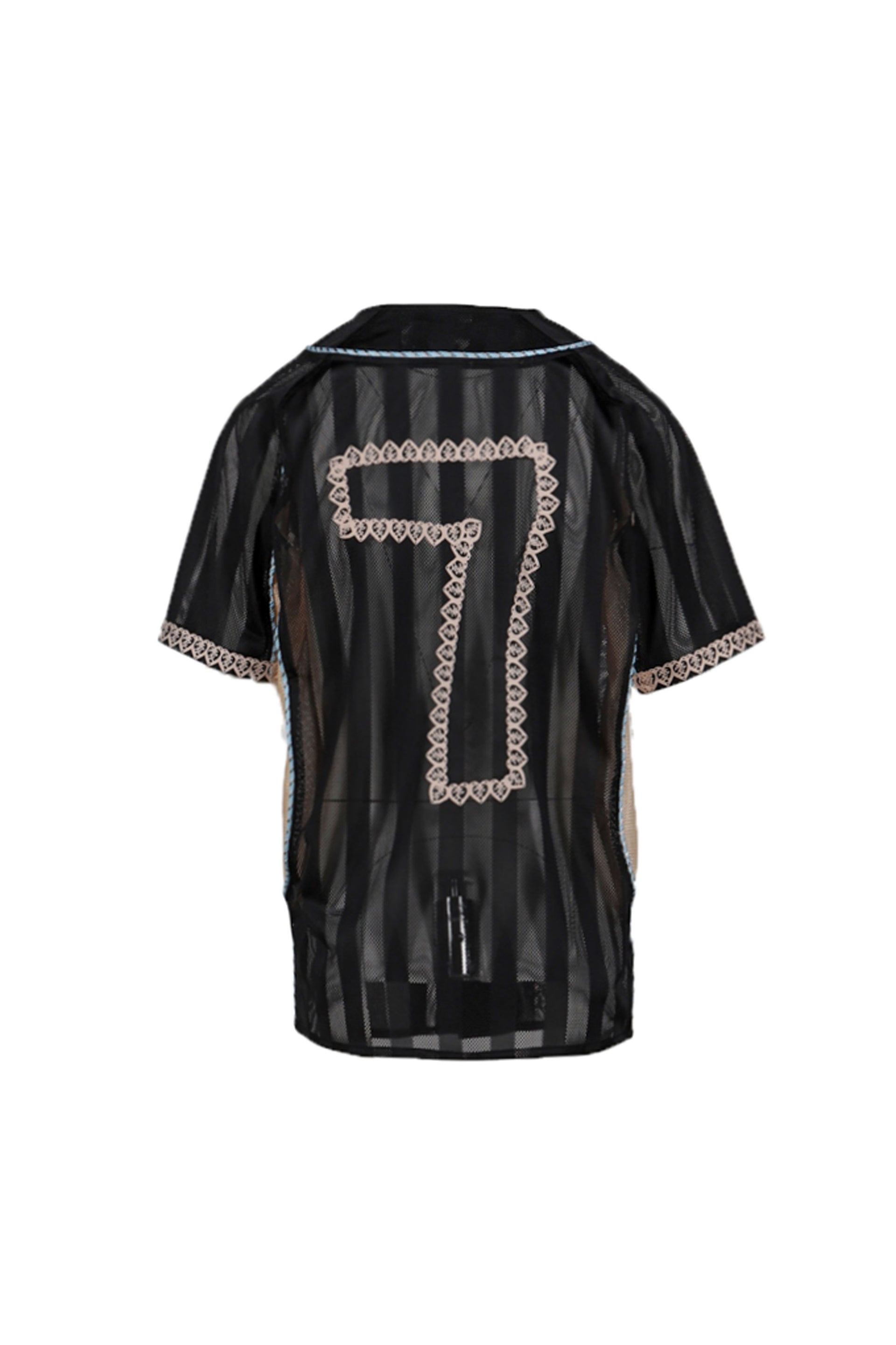 YUEQI QI TAUPE BASEBALL JERSEY / BEG