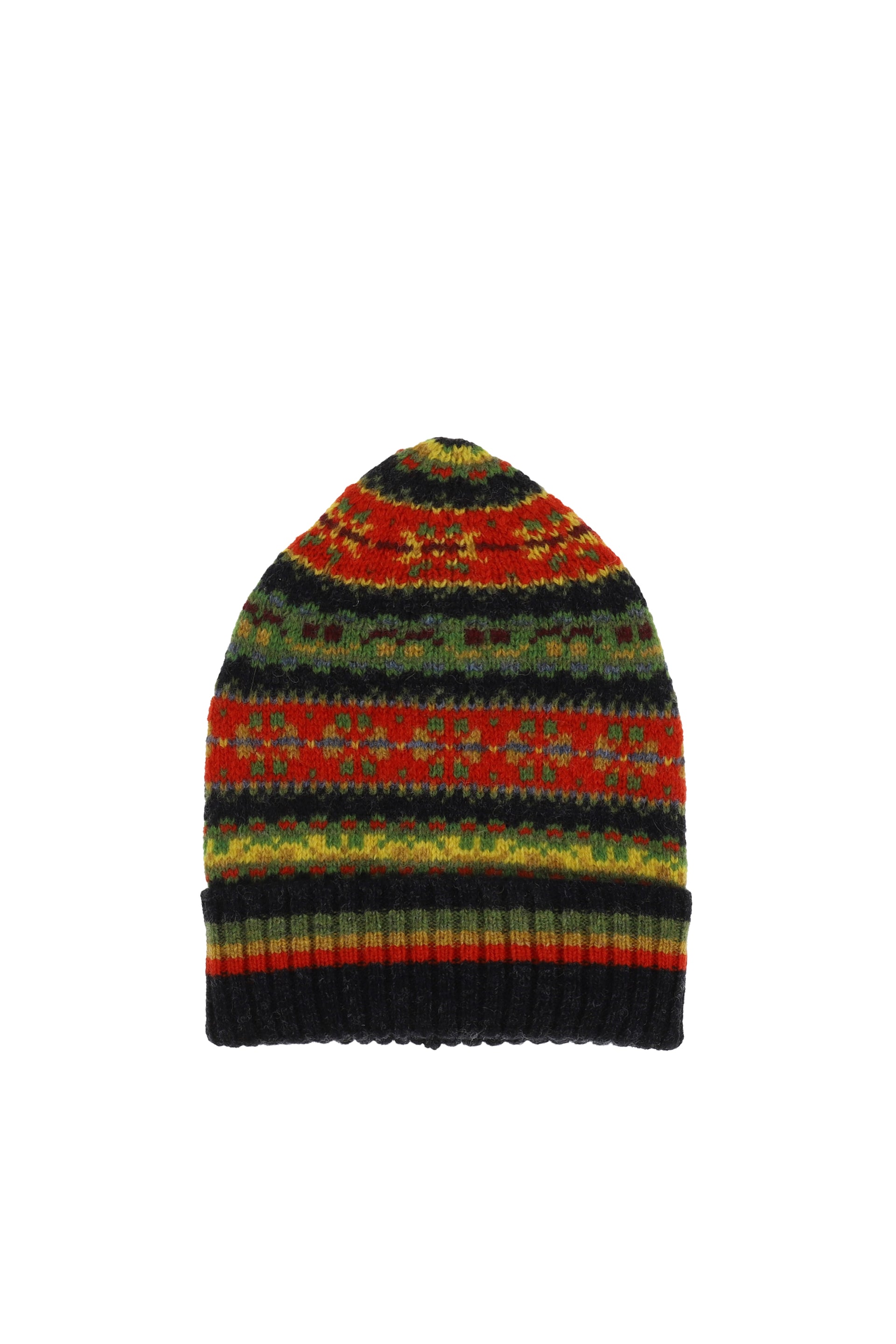 FAIRISLE WOOL HAT / ORG