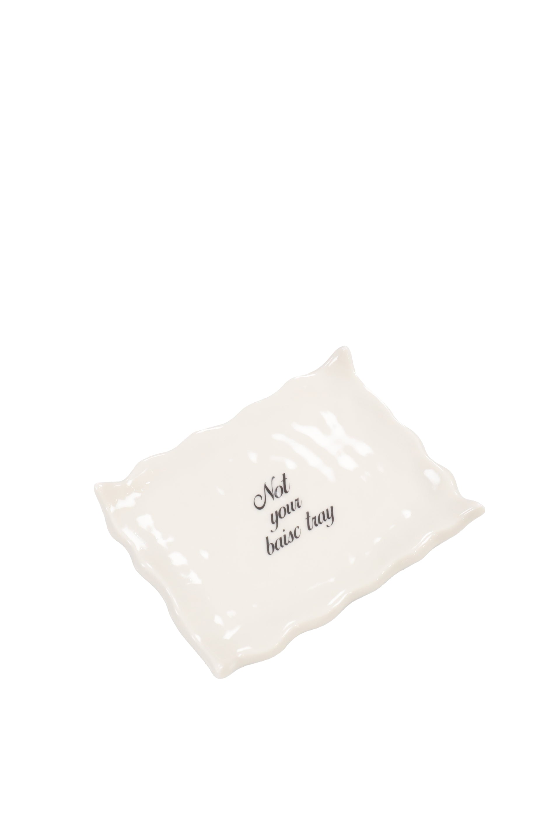 NOT YOUR BASIC TRAY SQUARE / WHT