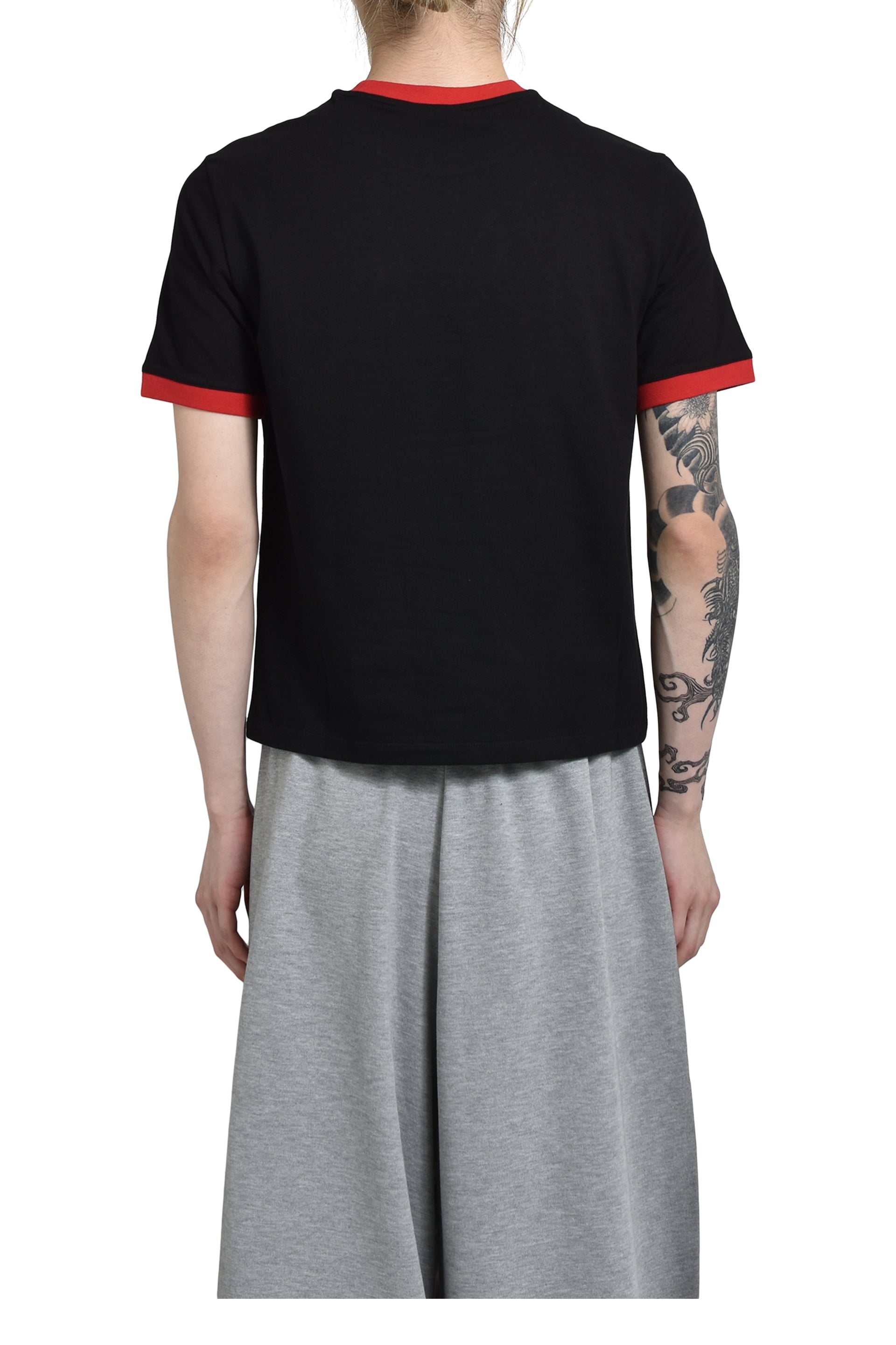 MOWALOLA DROP OUT TEE / BLK/RED