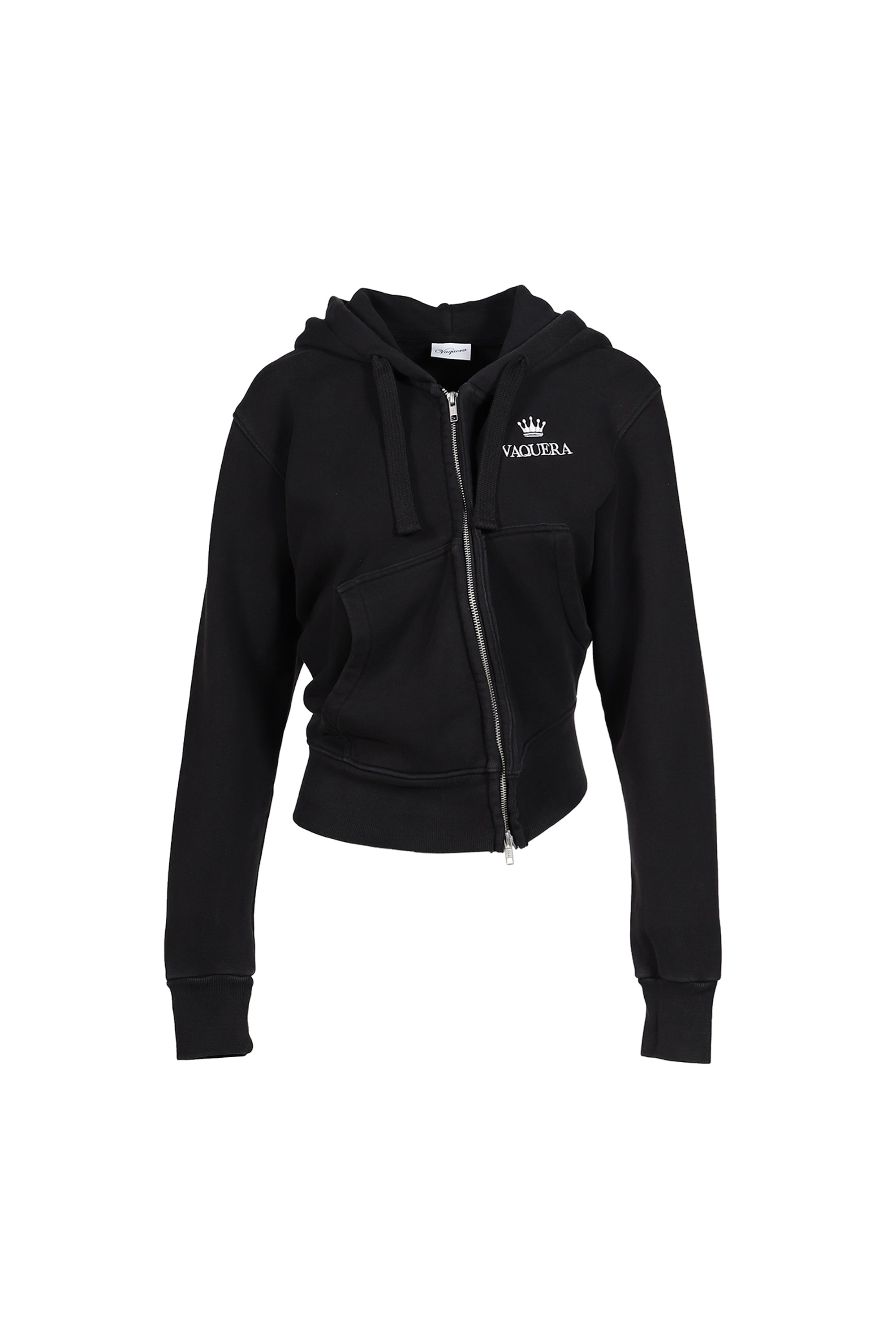 VAQUERA ヴァケラ FW26 TWISTED HOODIE KNIT / BLK - NUBIAN ヌビアン