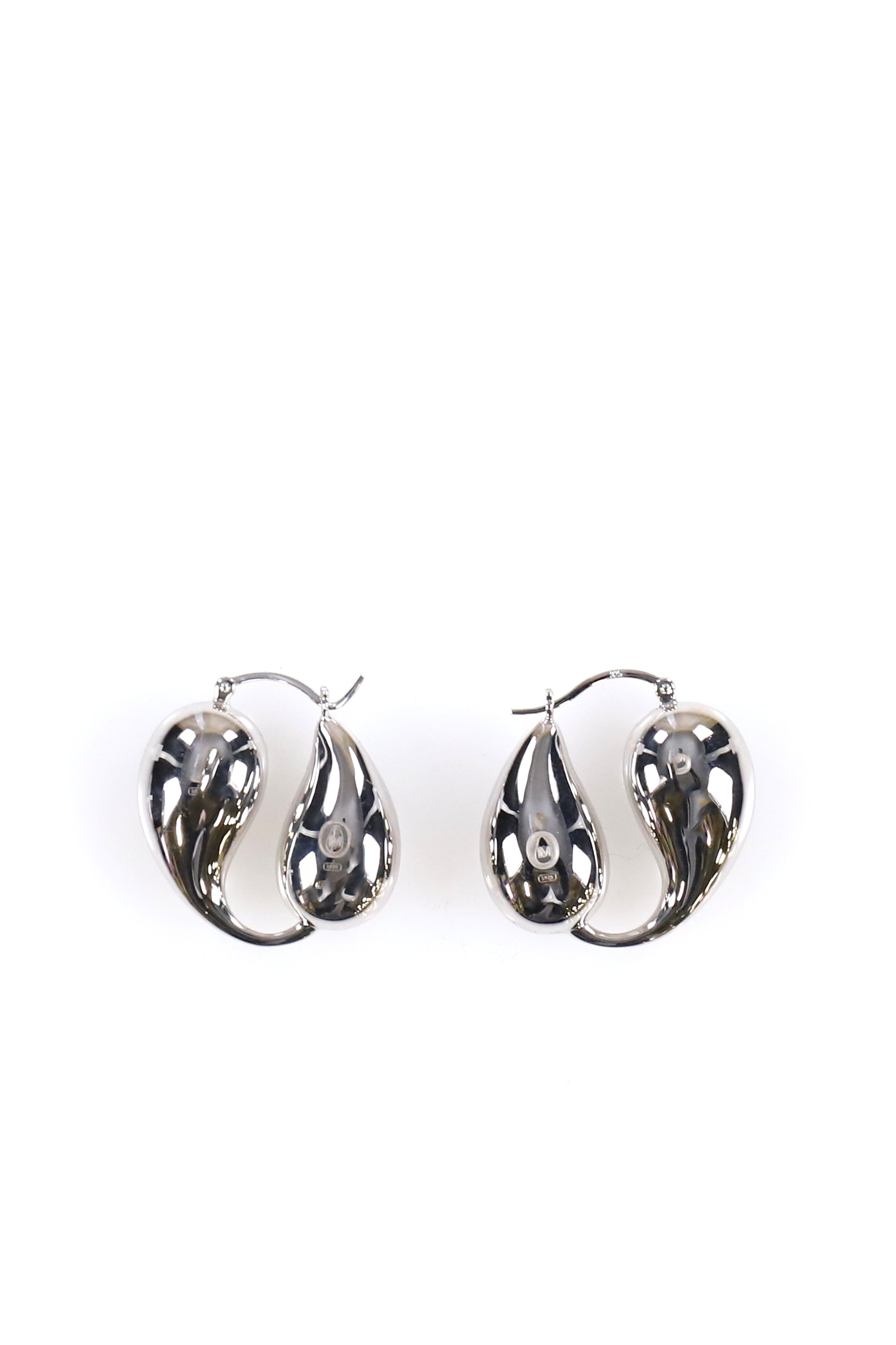 Le Mandorle QUOTE HOOP EARRING / SIL