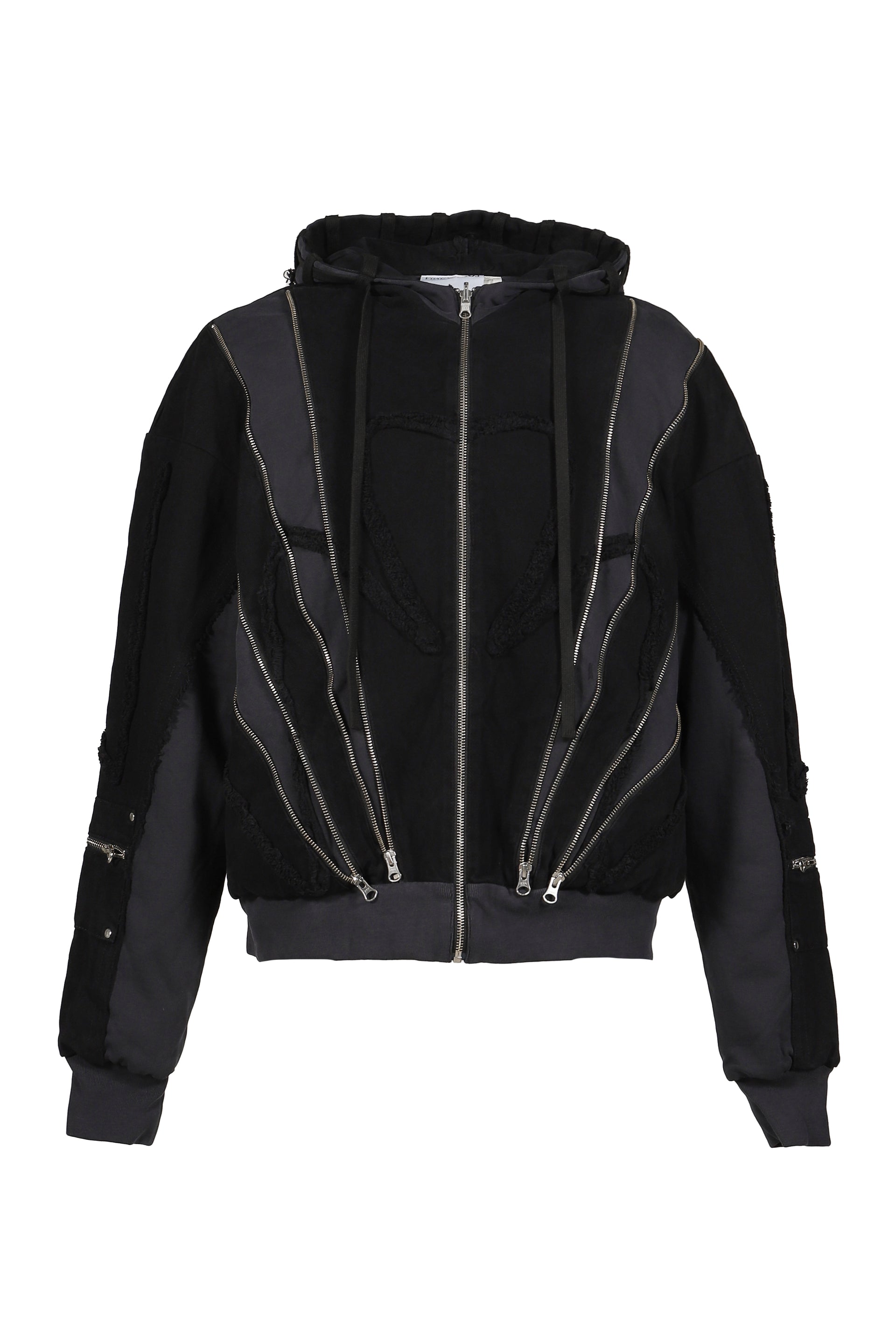 REVERSIBLE ARMOR HOODIE / BLACK