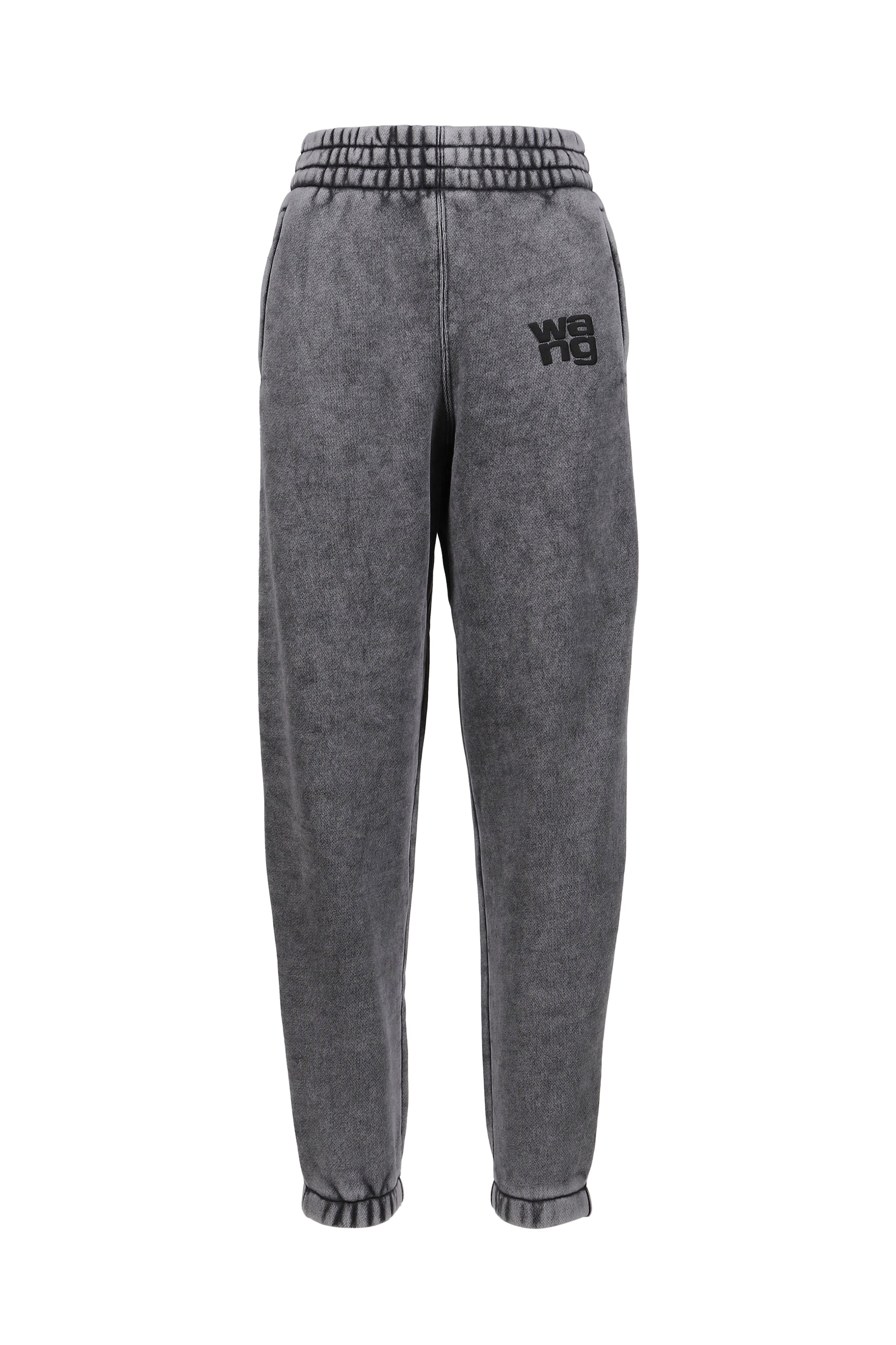ESSENTIAL TERRY CLASSIC SWEATPANT PUFF PAINT LOGO / WASHED GRANITE