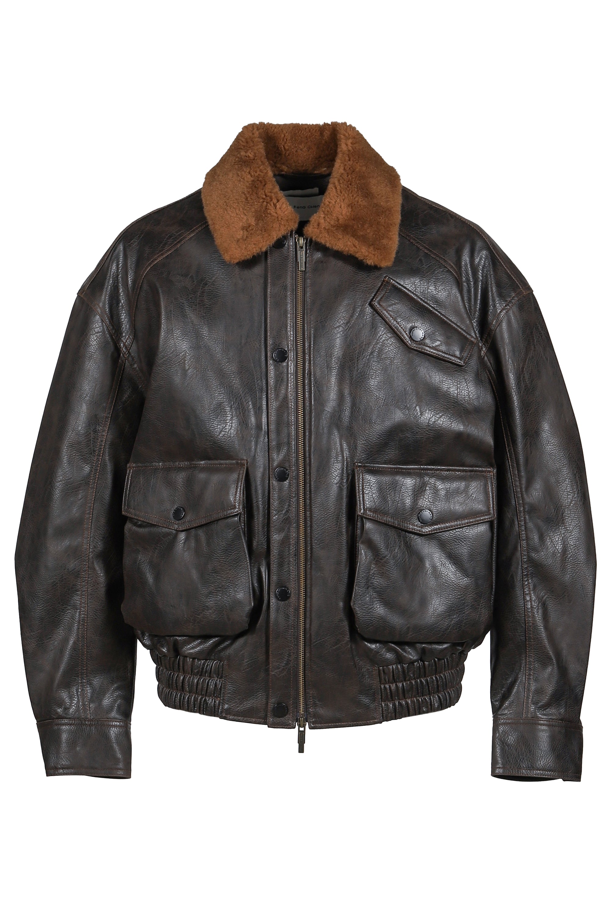 FenG CHen WANG フェンチェンワン FW25PU WORKWEAR JACKET / BRW