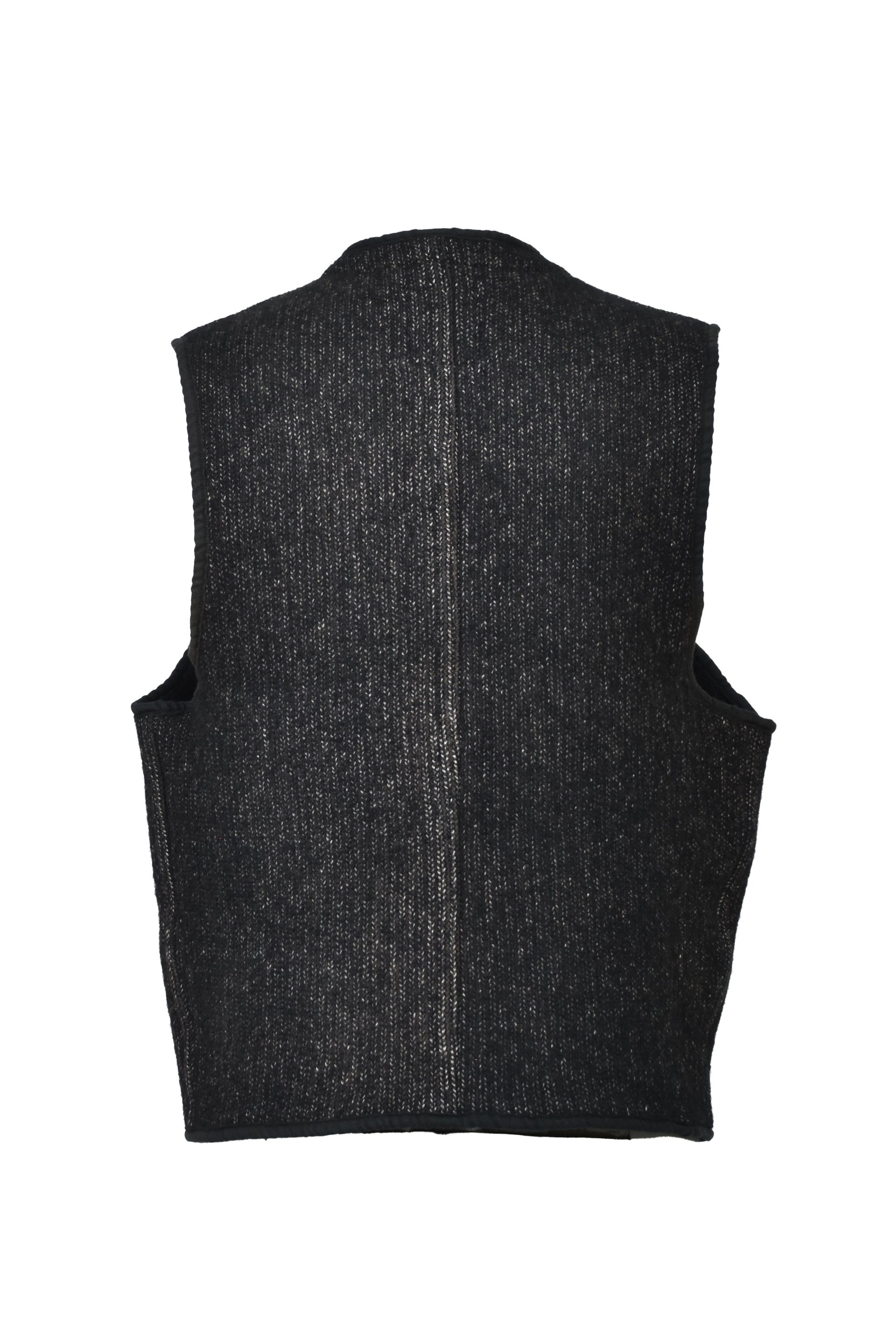 B CLOTH VEST AGED / AGED MIXED BLK