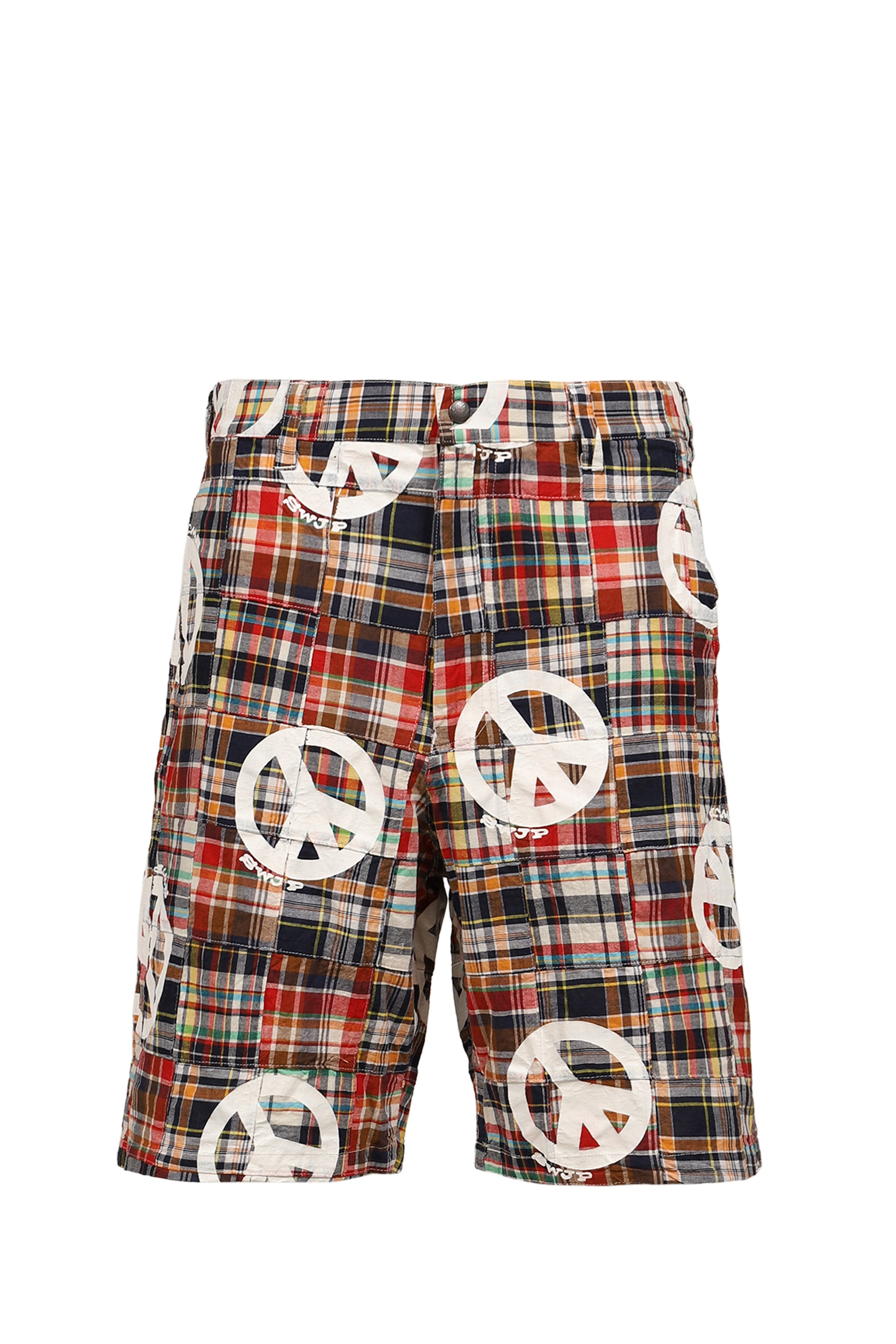 SWJP エルダブリュージェイピー SS26 MADRAS HIPPIE SHORTS / MULTI