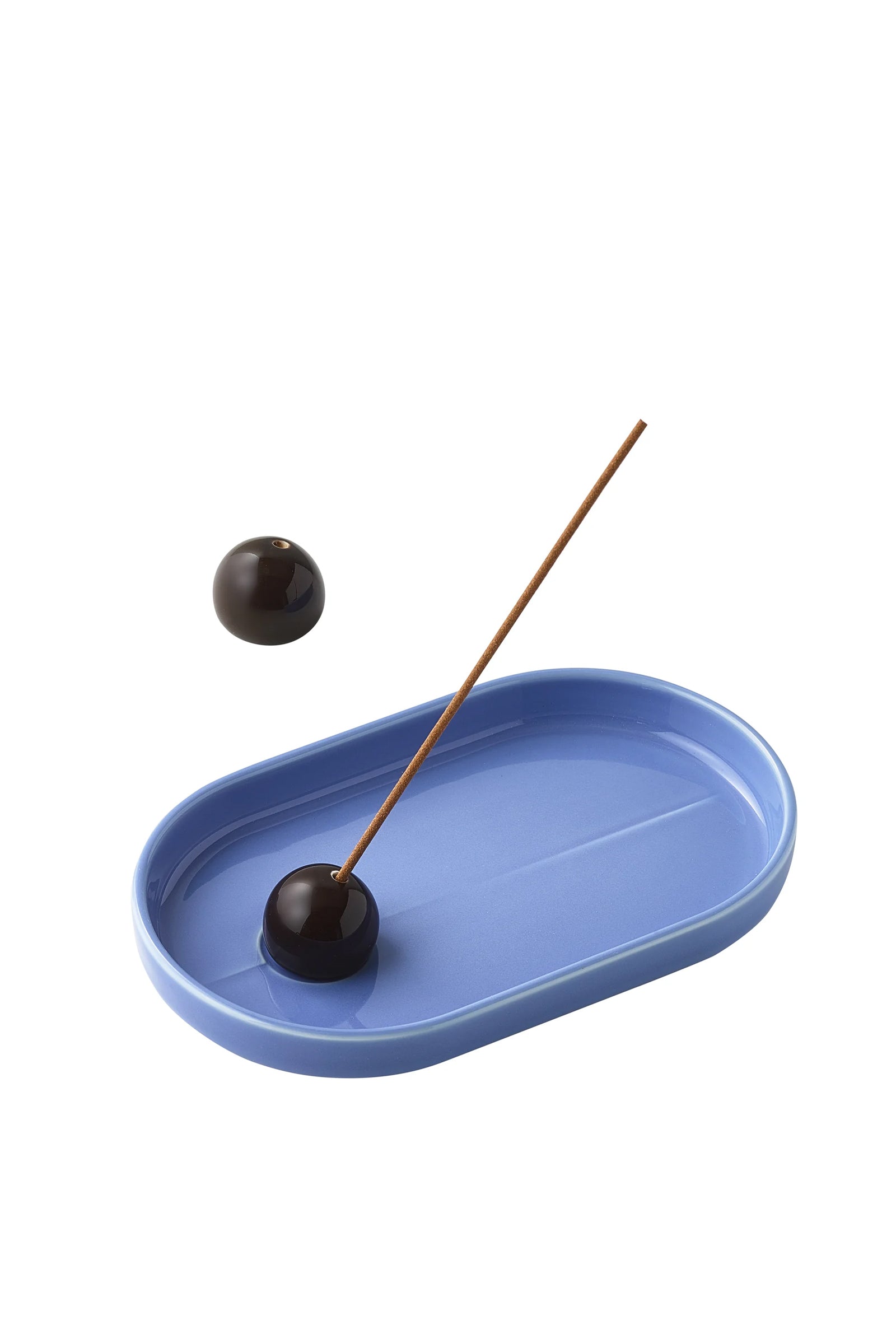 INCENSE HOLDER(HASAMIYAKI)- ICE BLUE X HICKORY / MULTI