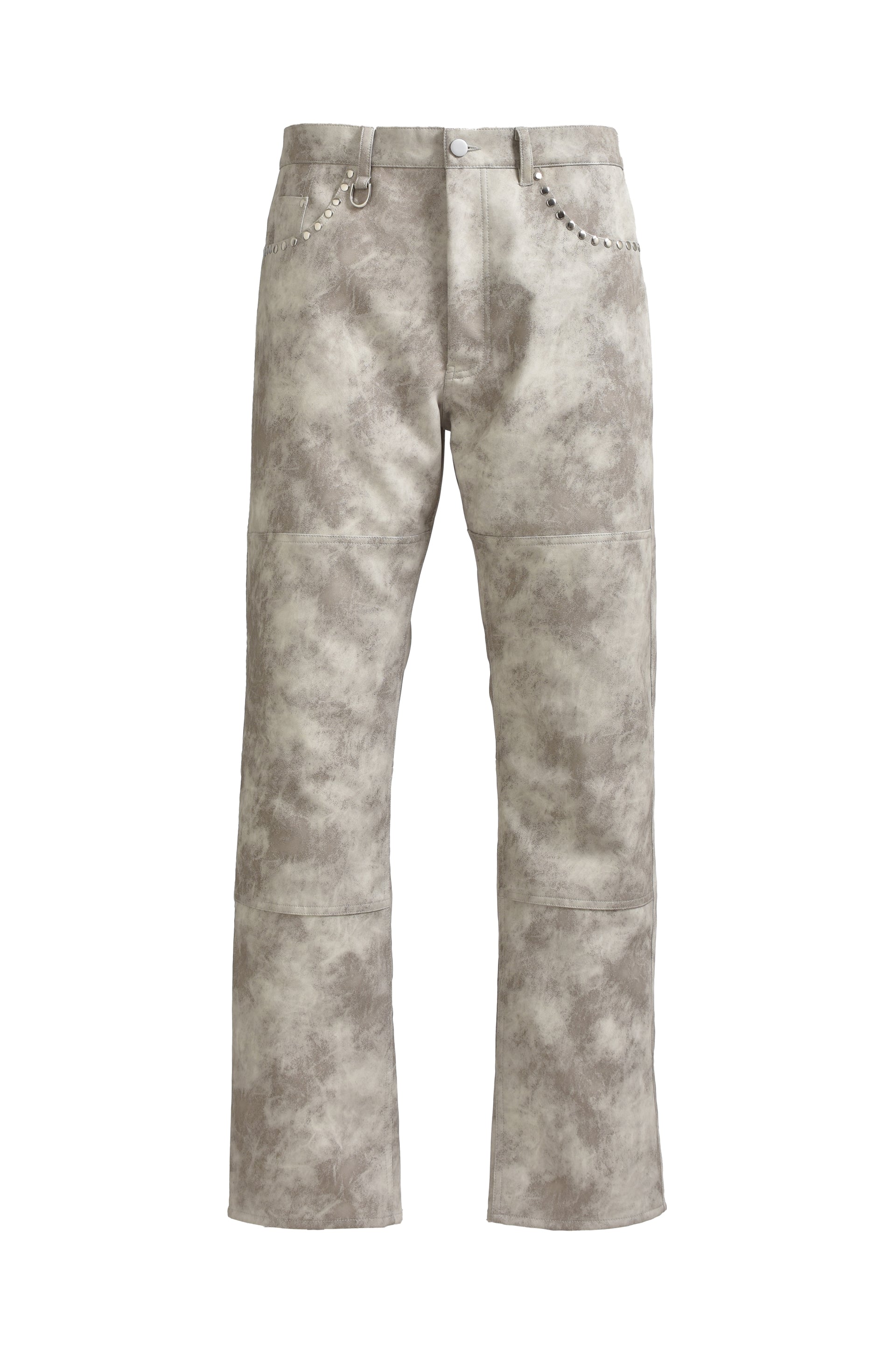 BREATH SHINE STUDS 5 POCKET PANTS /CRE