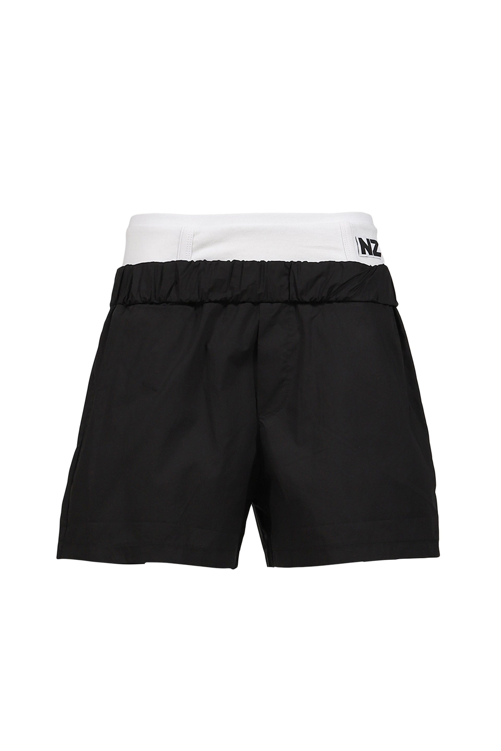 COTTON DOUBLE BOXERS / BLK